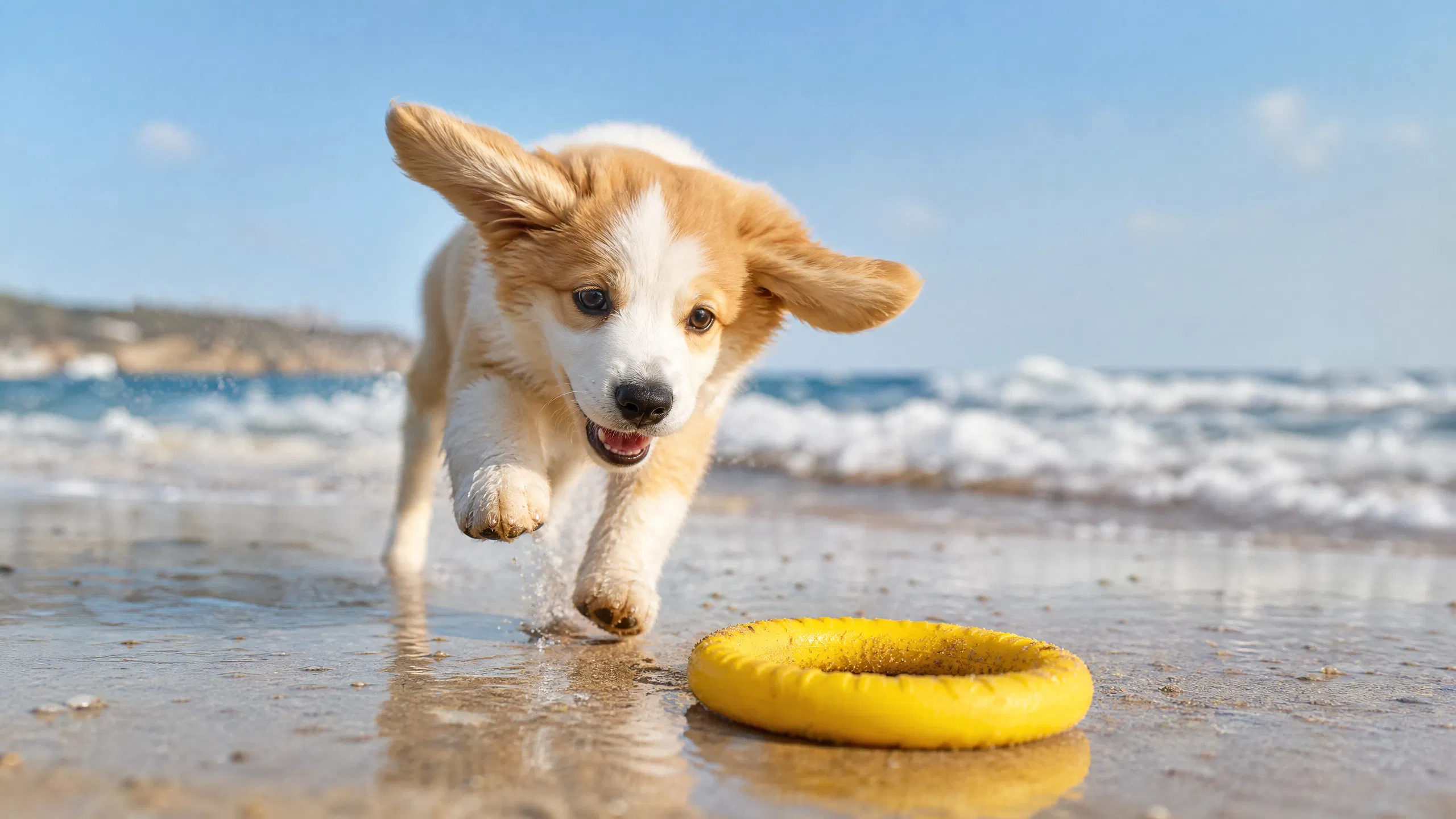 EVA Floating Chew Ball Dog Toy · Textured Surface · GuardHound DOG