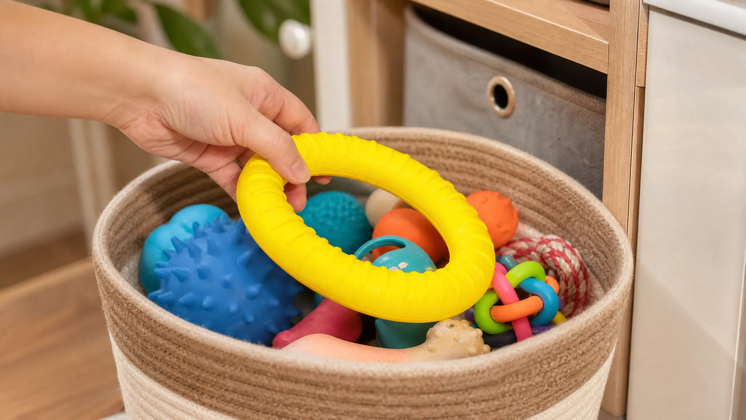 EVA Floating Chew Ball Dog Toy · Husky Indoor Play · GuardHound DOG
