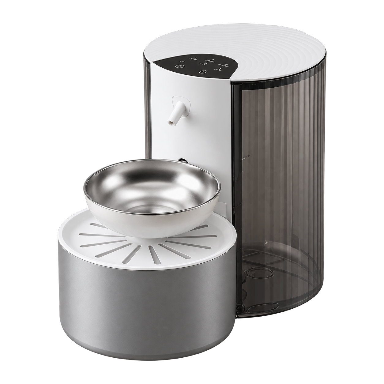 Stainless Steel Tilt Pet Water Fountain