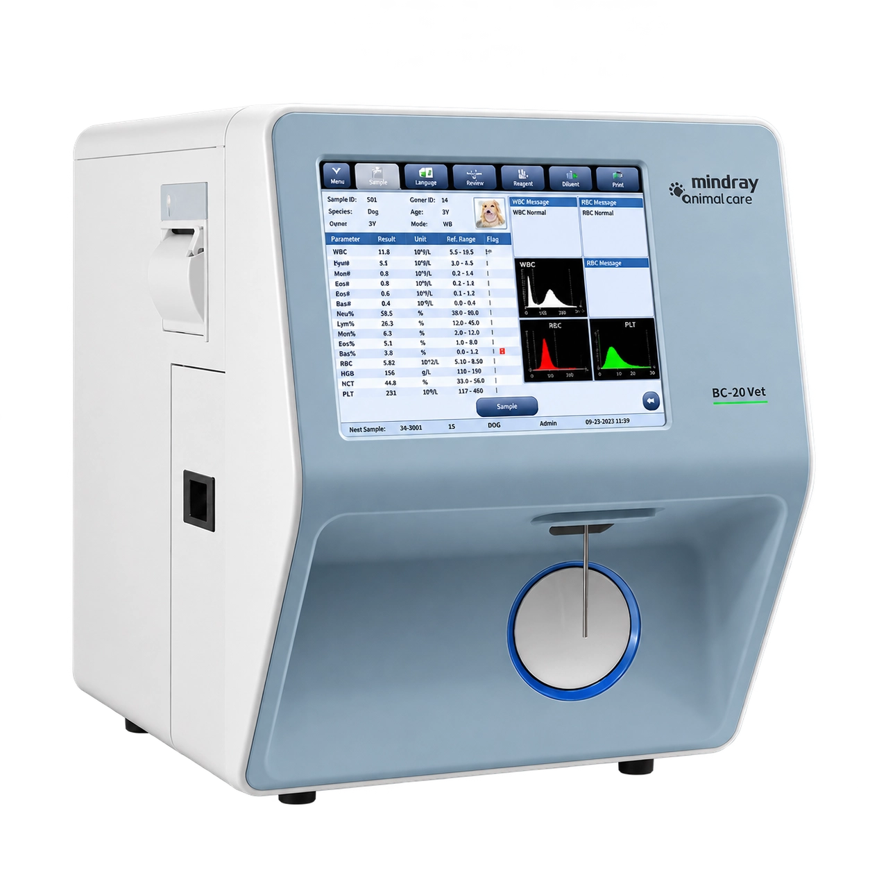 Automated Veterinary Blood Analyzer