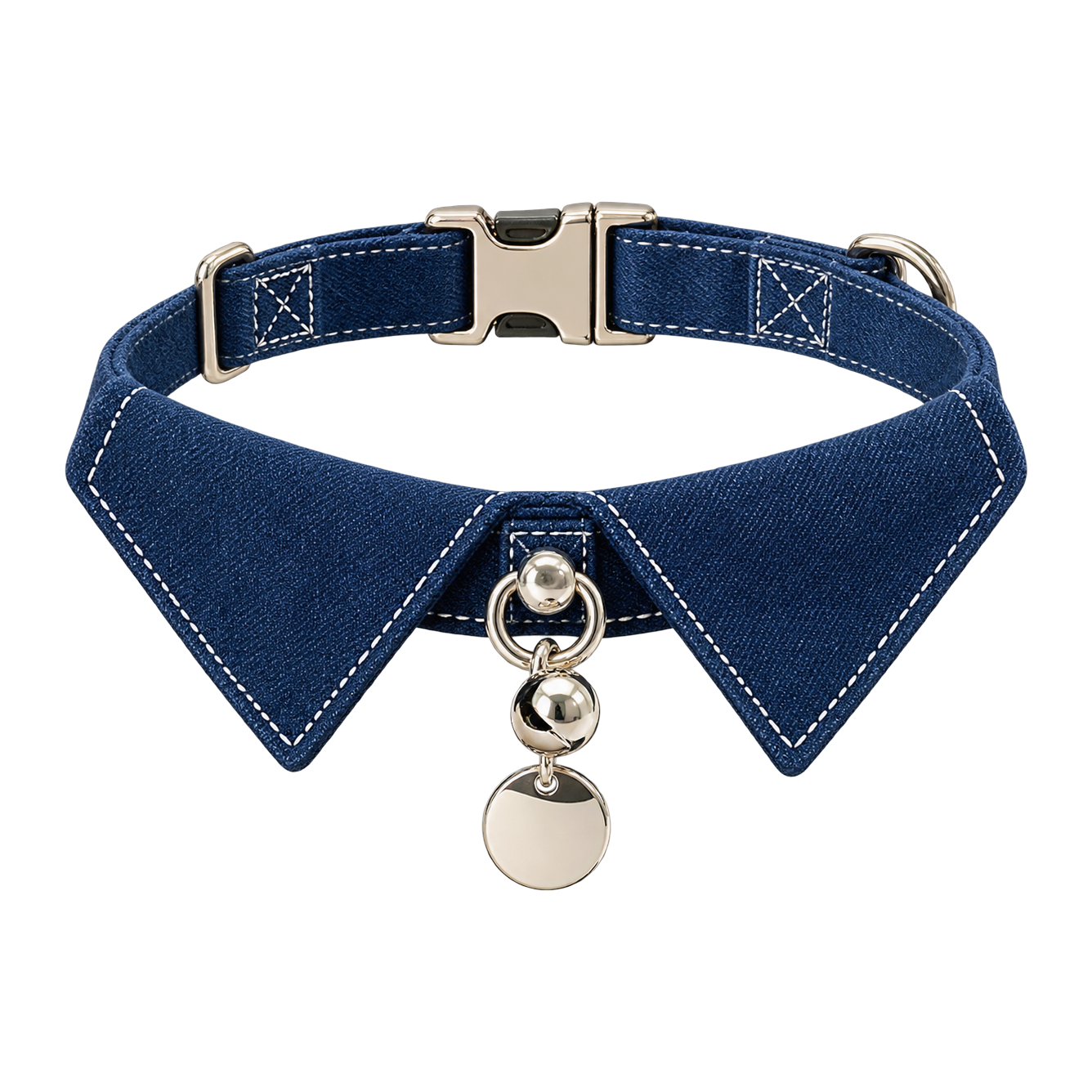 Gentleman's Bow Tie Leather Collar