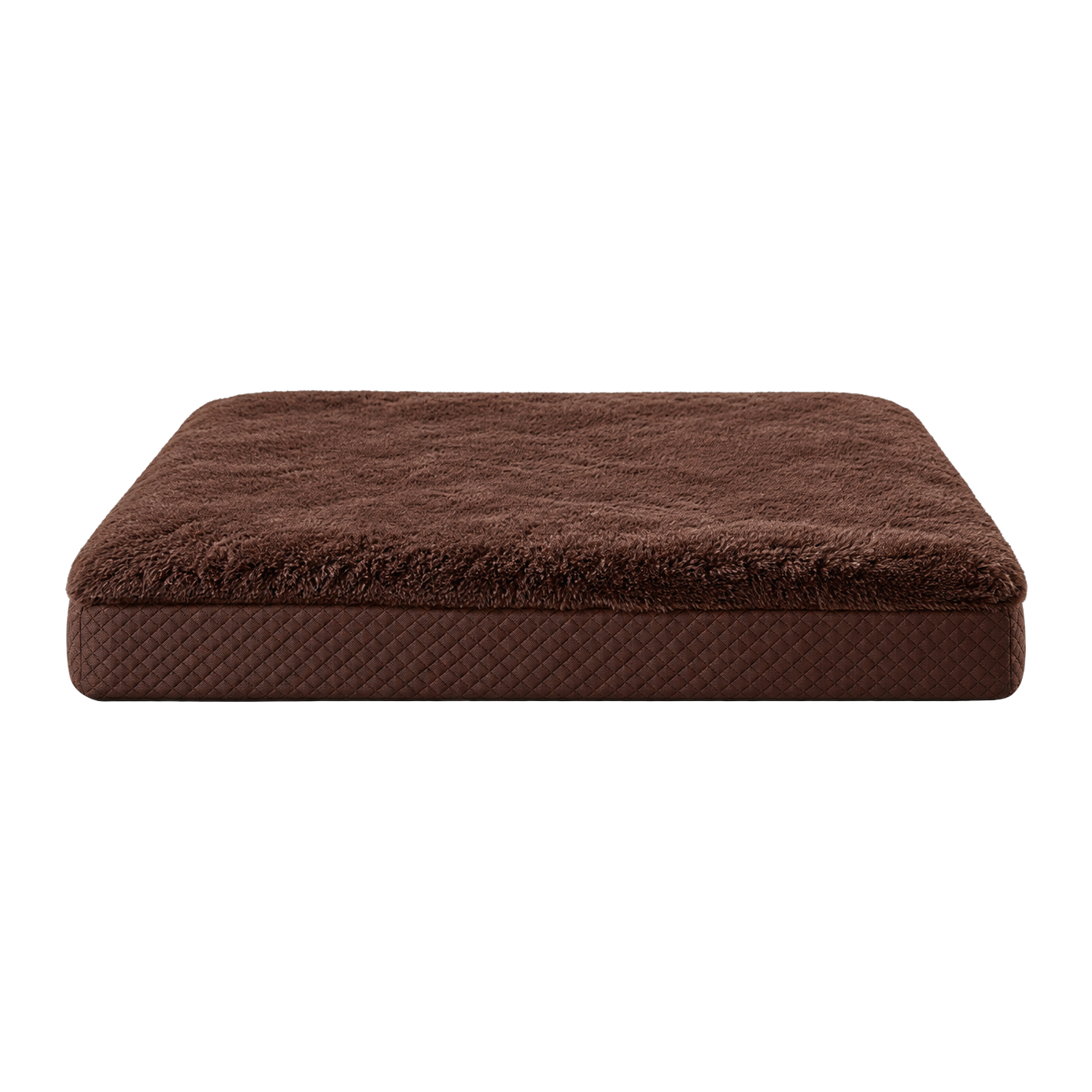 Luxury Leather & Plush Pet Bed