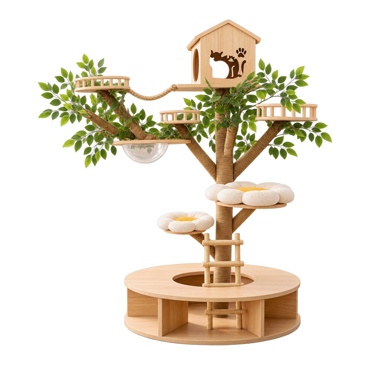 Simulated Tree Cat Climbing Tower · Product image · GuardLynx