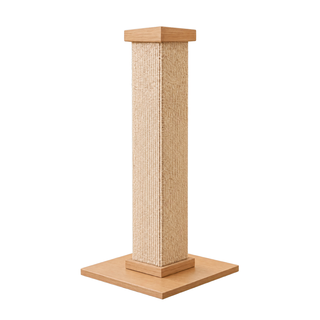 Premium Natural Sisal Woven Cat Scratching Post · Product image · GuardLynx