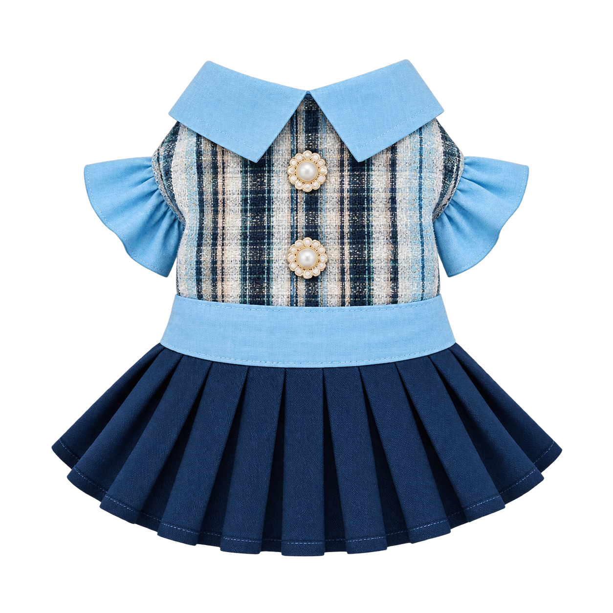 GuardLynx British Plaid Cotton Cat Apparel