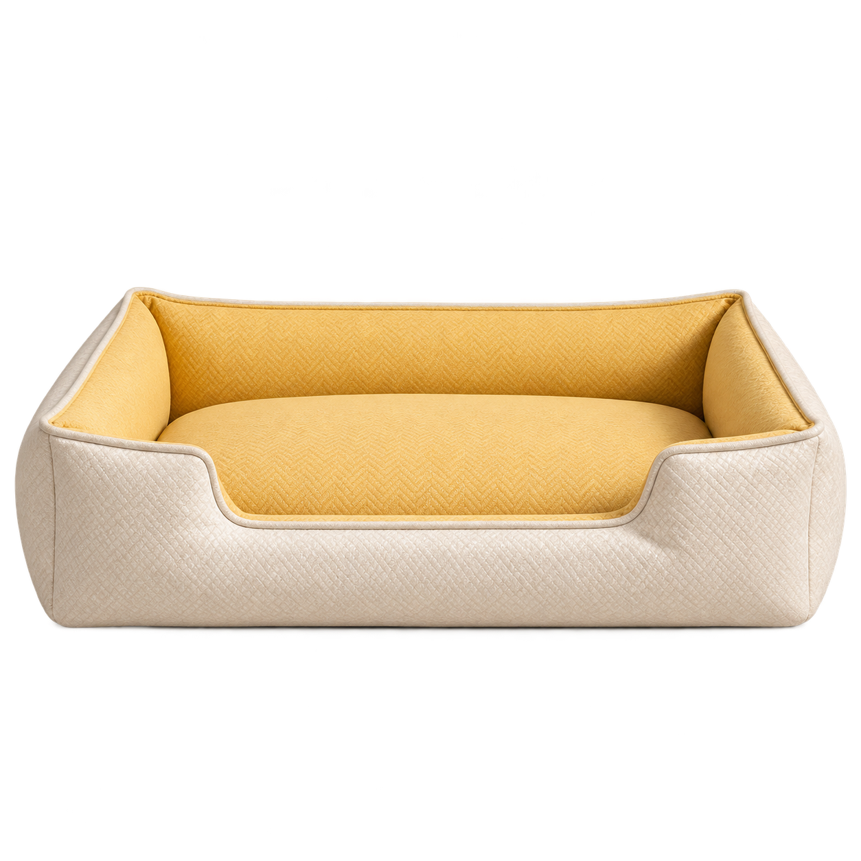 Luxury Diamond Quilted Faux Leather Cat Bed · Product image · GuardLynx
