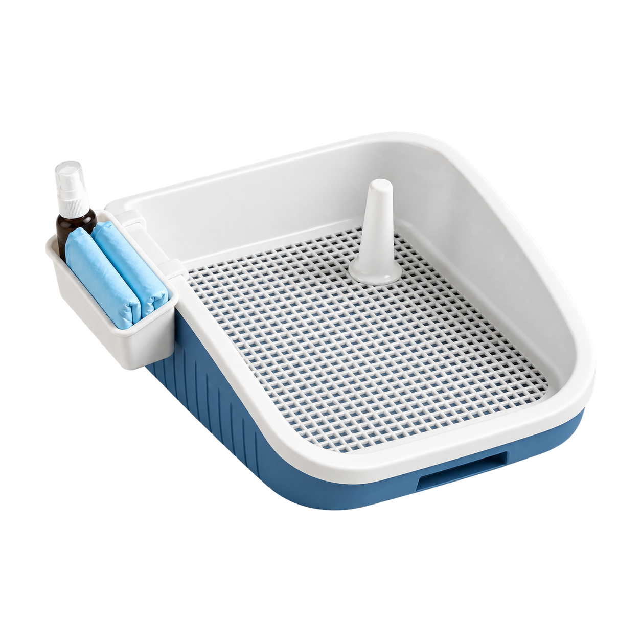 Drawer-Style Dog Toilet with Grid Tray