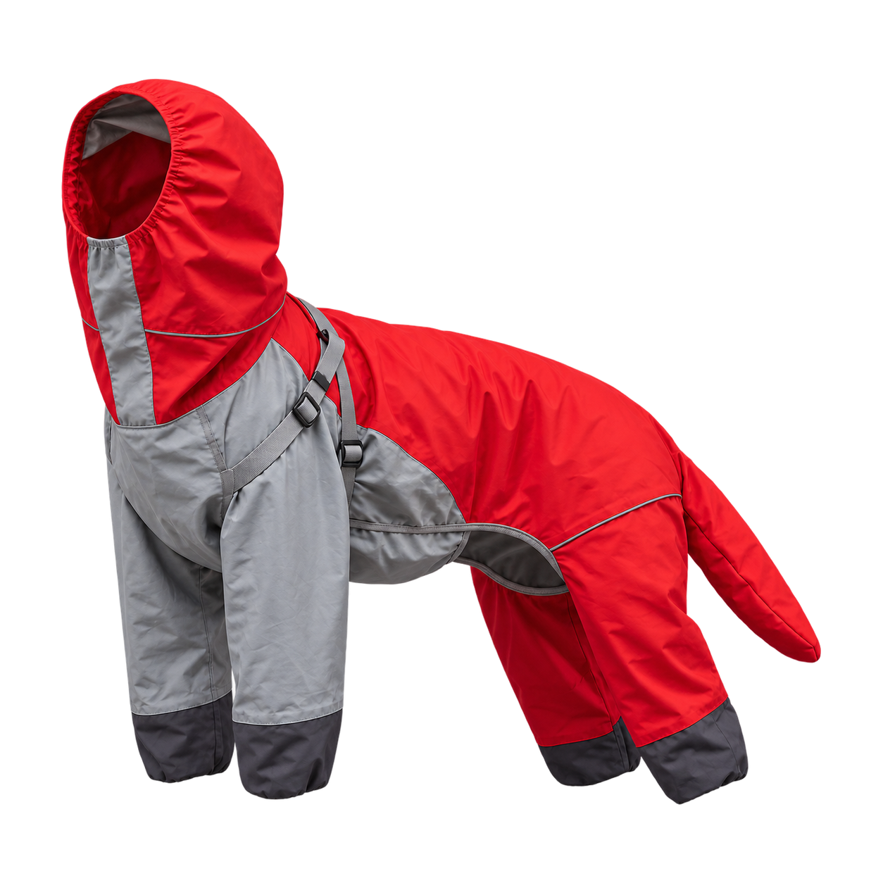 All-Weather Waterproof Raincoat for Large Dogs with Hood