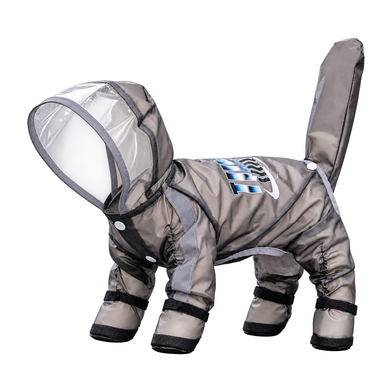 Four-Leg Waterproof Raincoat with Leash Hole · Product image · GuardHound DOG
