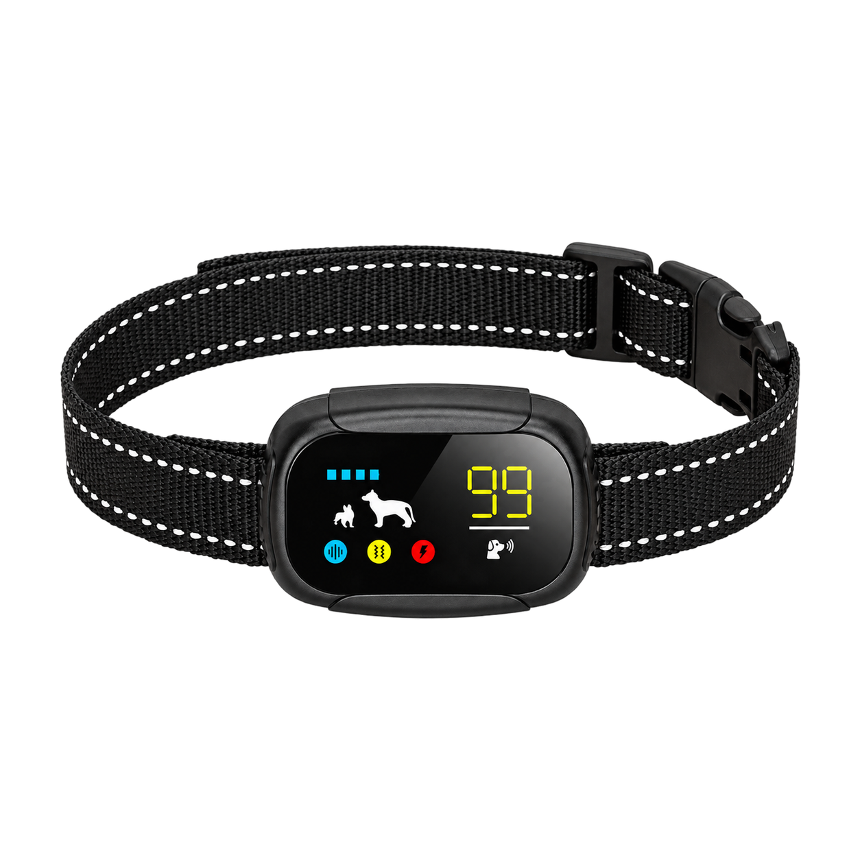 Color Screen Anti-Bark Training Collar