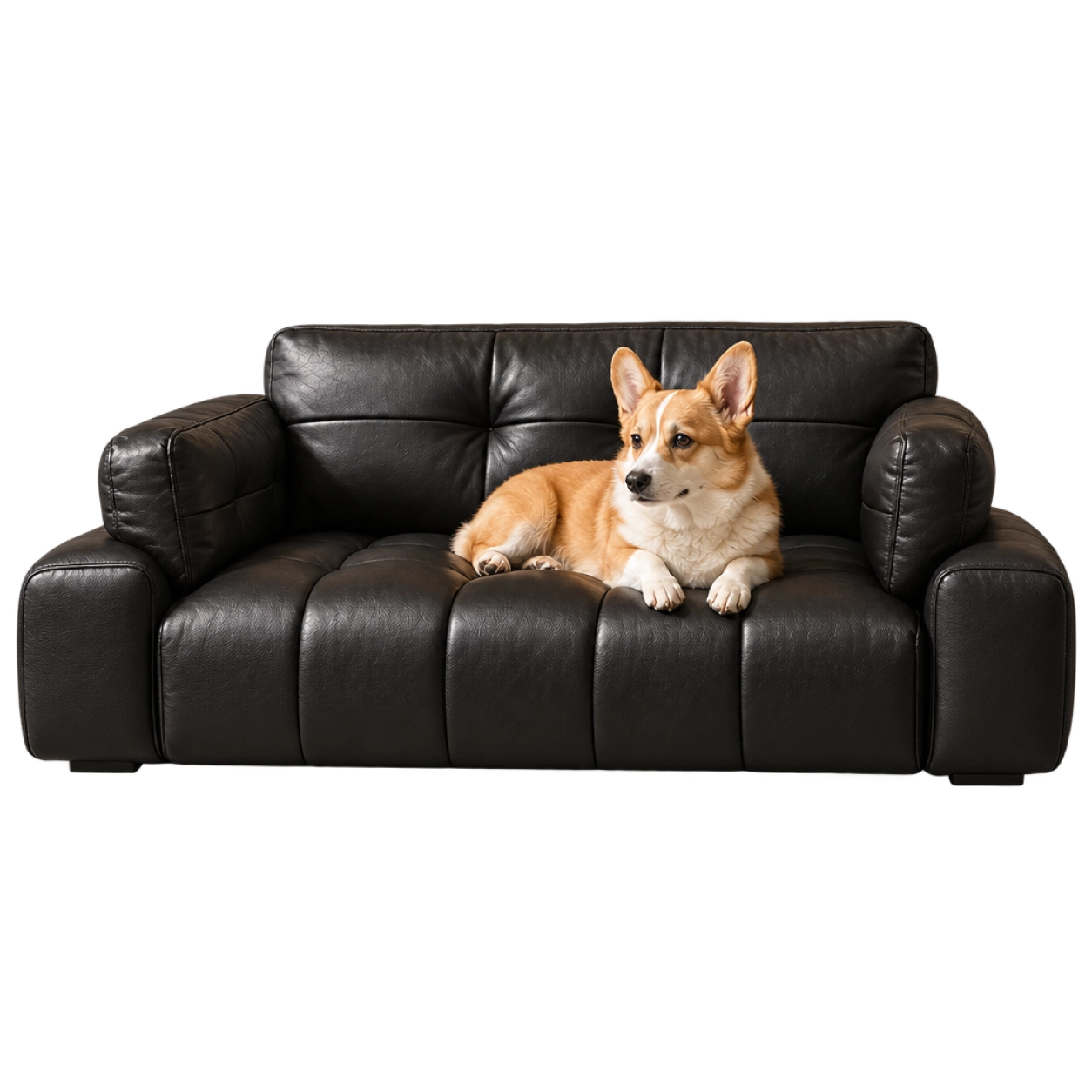 Italian Leather Pet Sofa for Dogs · Product image · GuardHound DOG