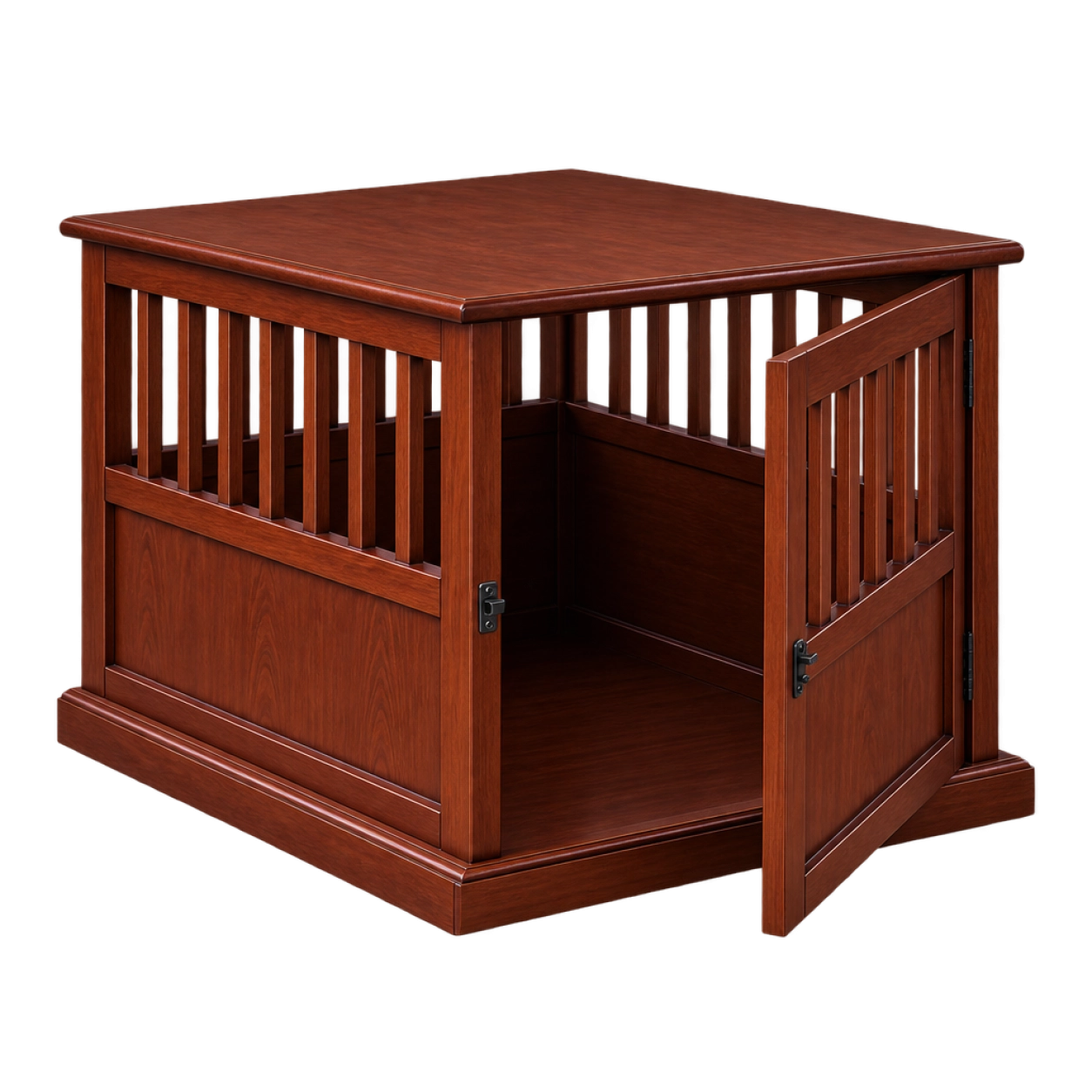 American Retro Solid Wood Dog Crate