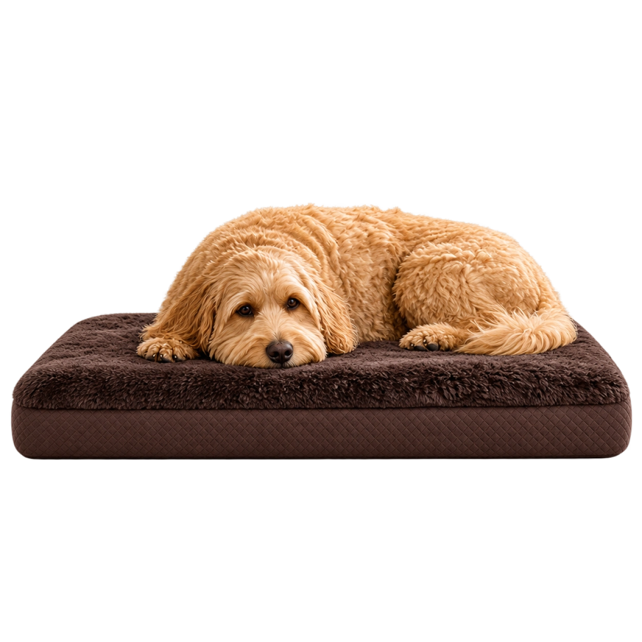 Luxury Leather & Plush Pet Lounger