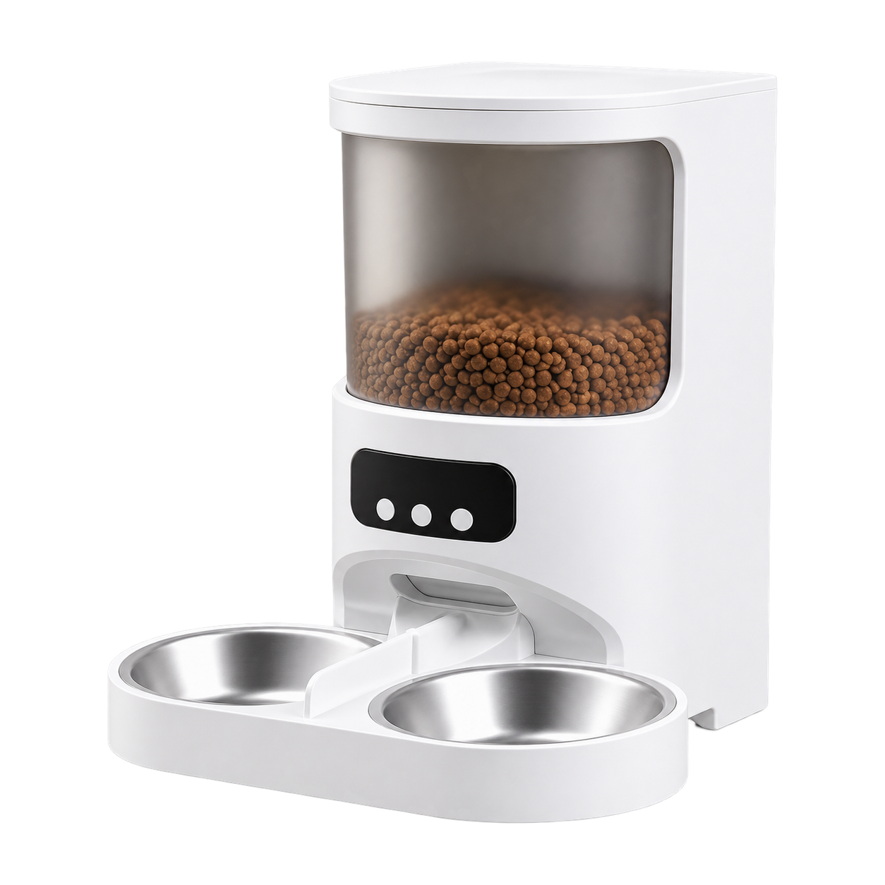Dual-Bowl Smart Automatic Pet Feeder