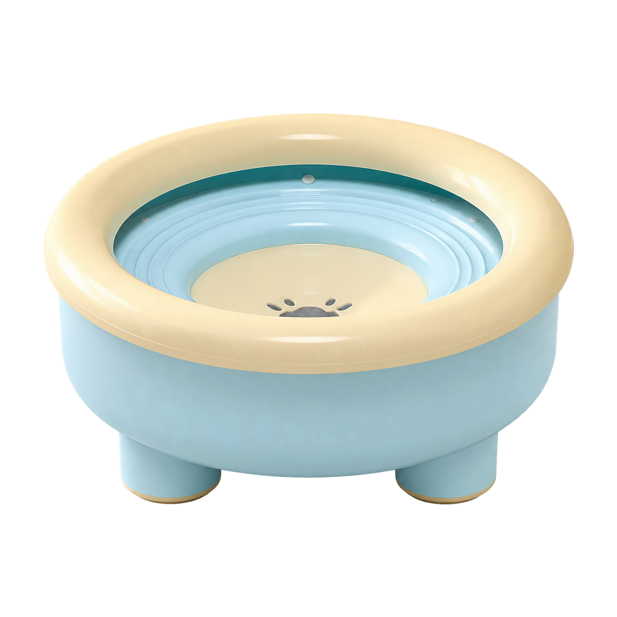 Suspended Pet Water Bowl with Stable Tripod Base