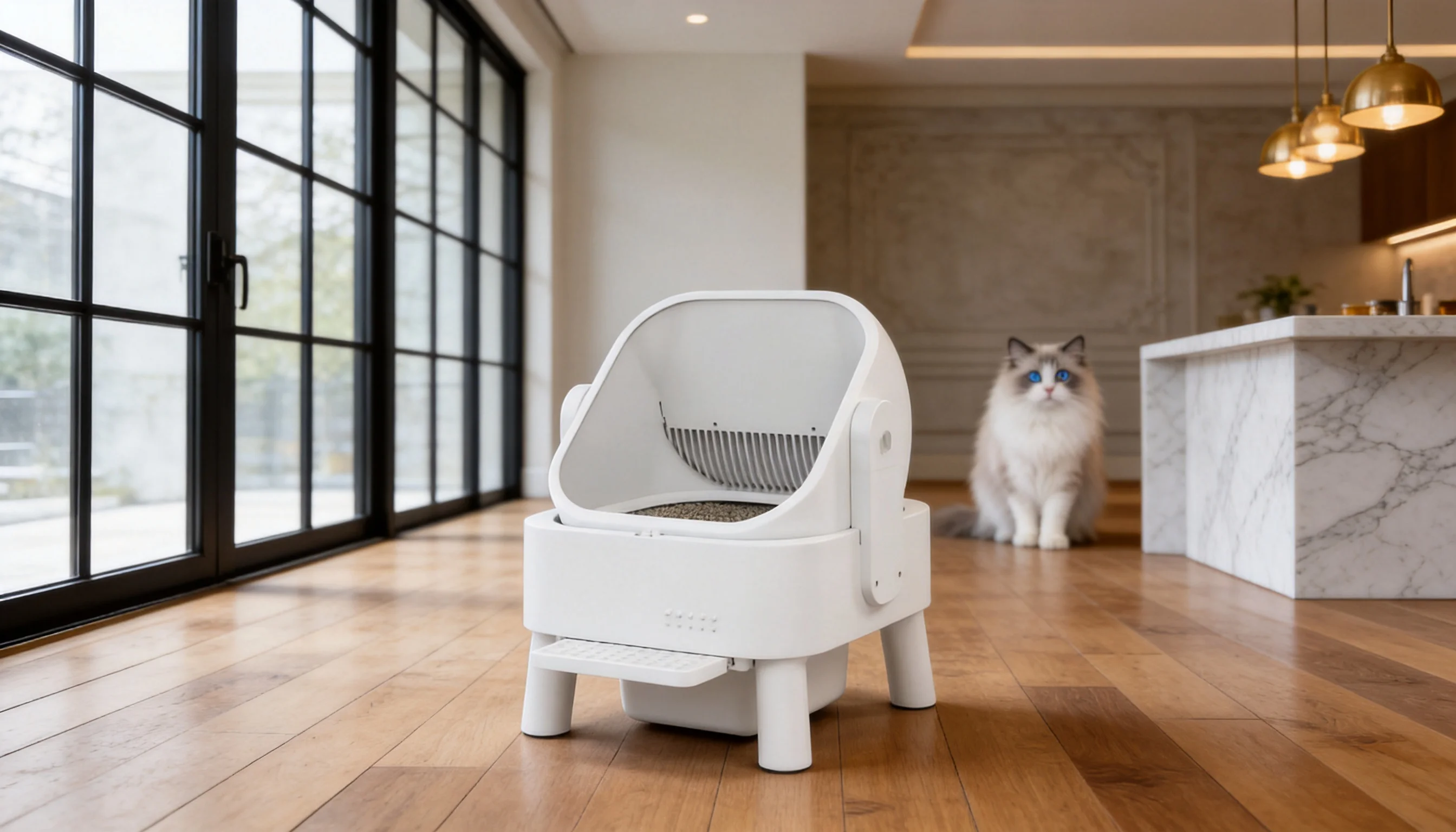 Smart Deodorizing Self-Cleaning Litter Box · Detail image 1 · GuardLynx