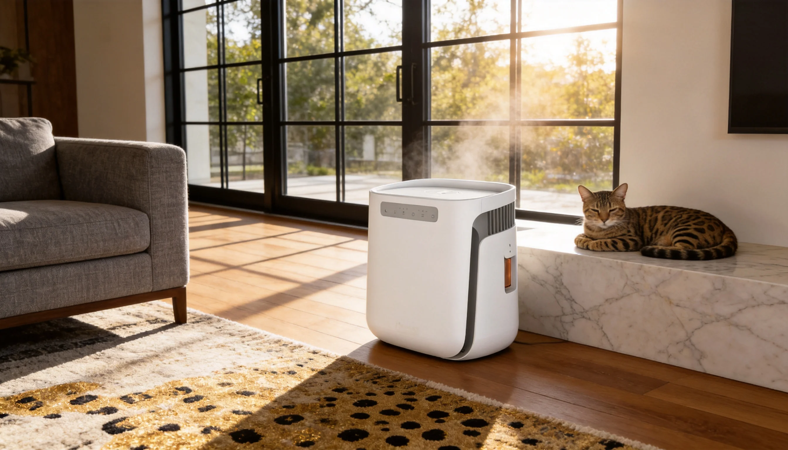 Pet Hair & Odor Air Purifier · Smart Auto Mode · GuardLynx
