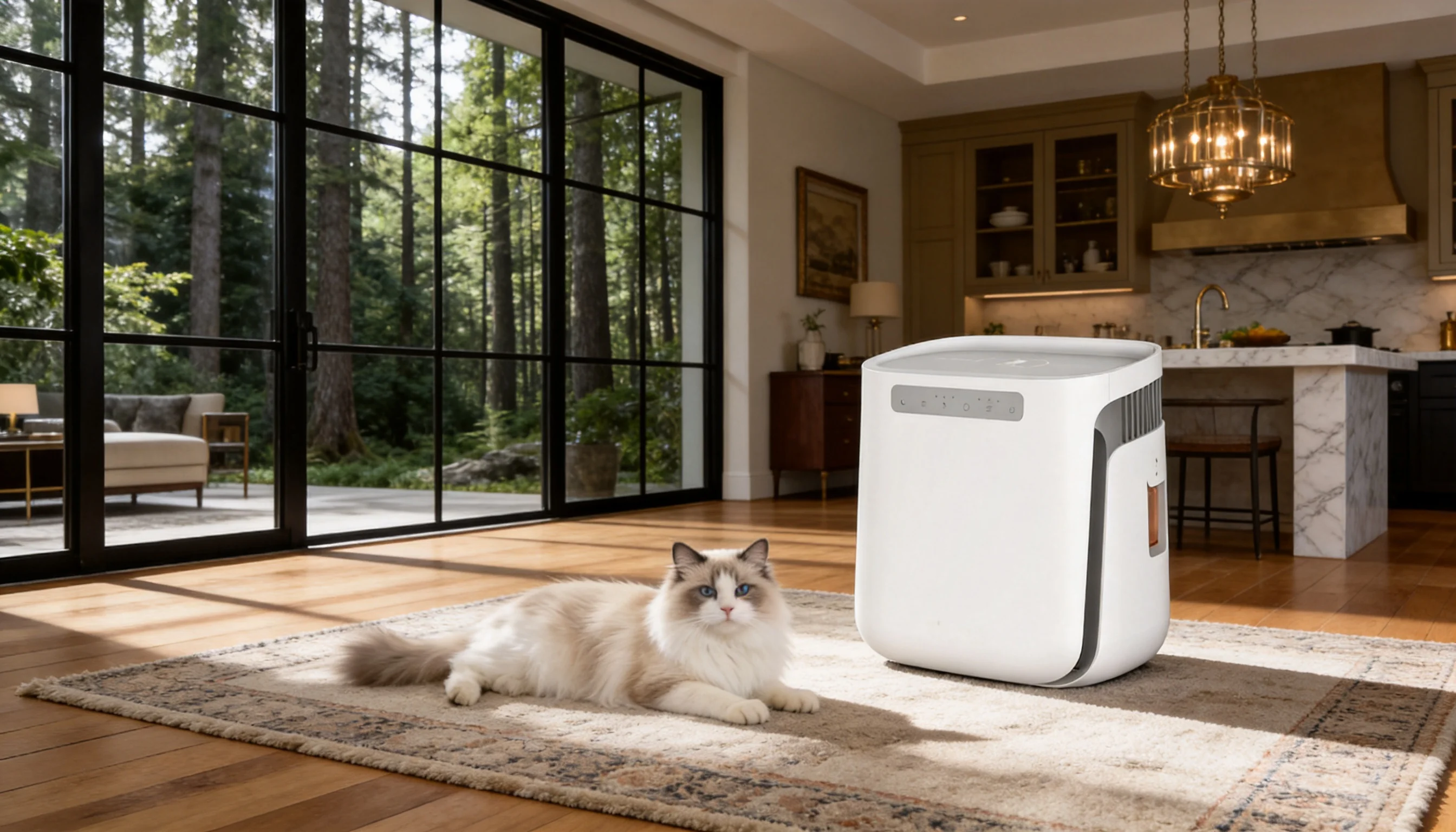 Pet Hair & Odor Air Purifier · Activated Carbon Odor Removal · GuardLynx