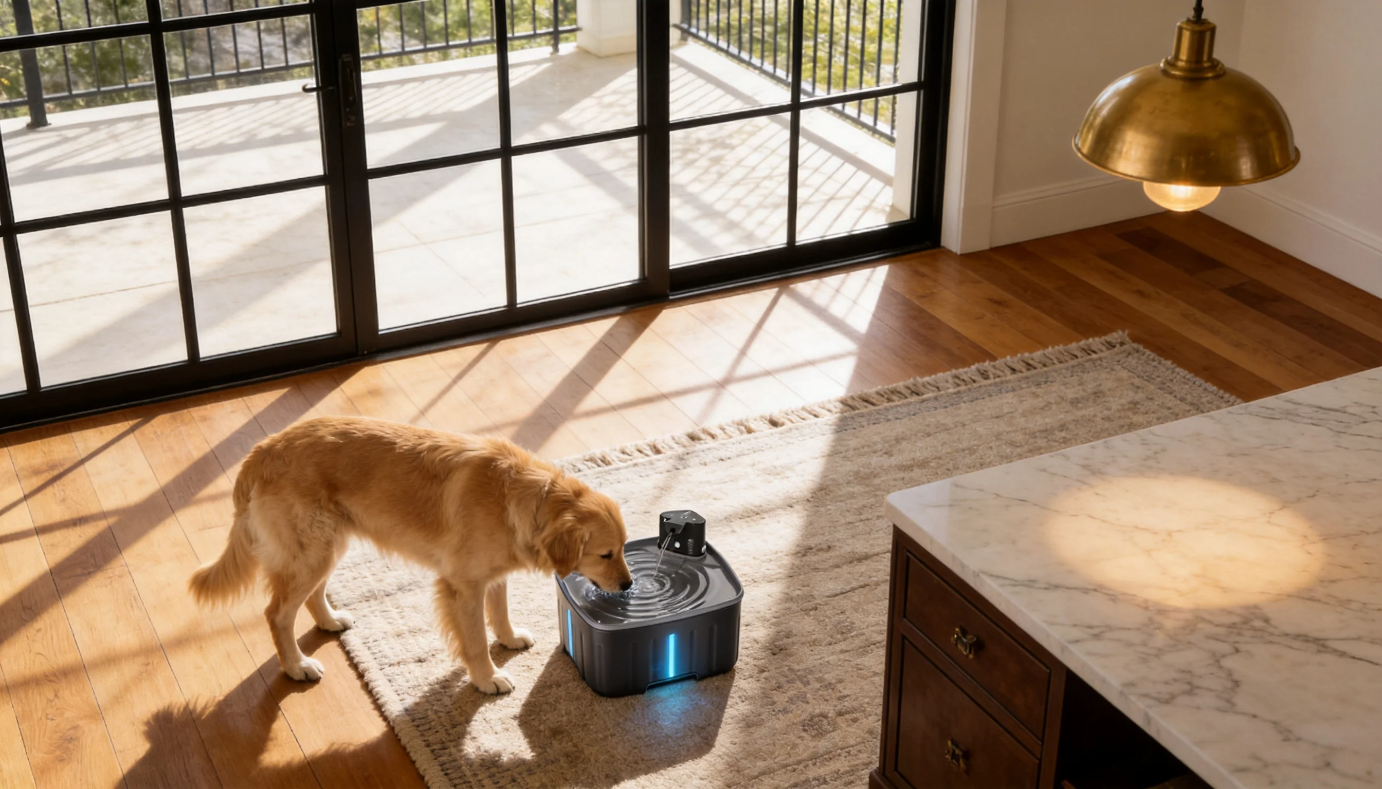 GuardHound Smart Circulating Pet Water Fountain · UV Sterilization · GuardHound DOG
