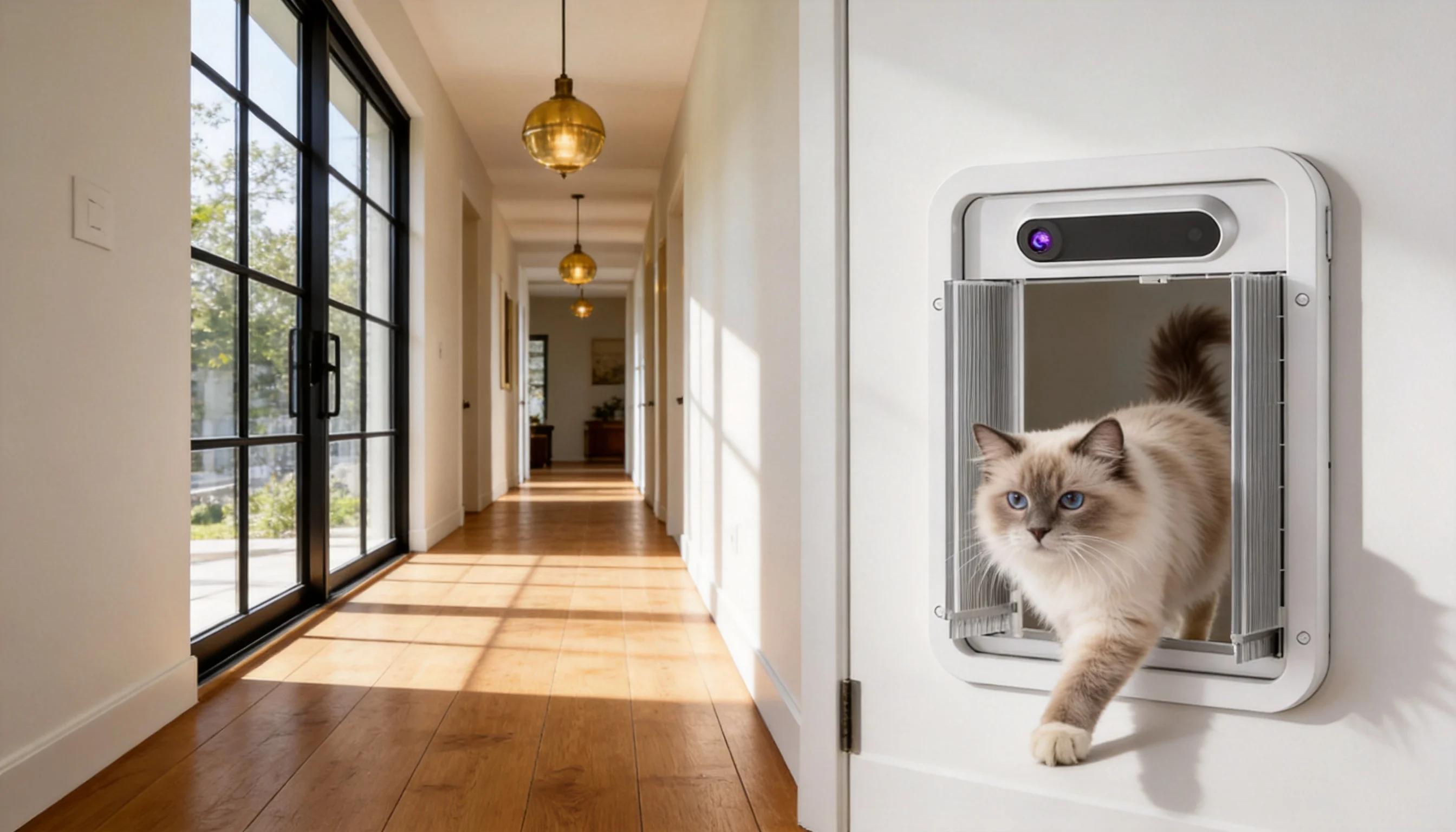 GuardLynx Smart Pet Door Pro · Easy DIY Installation · GuardLynx