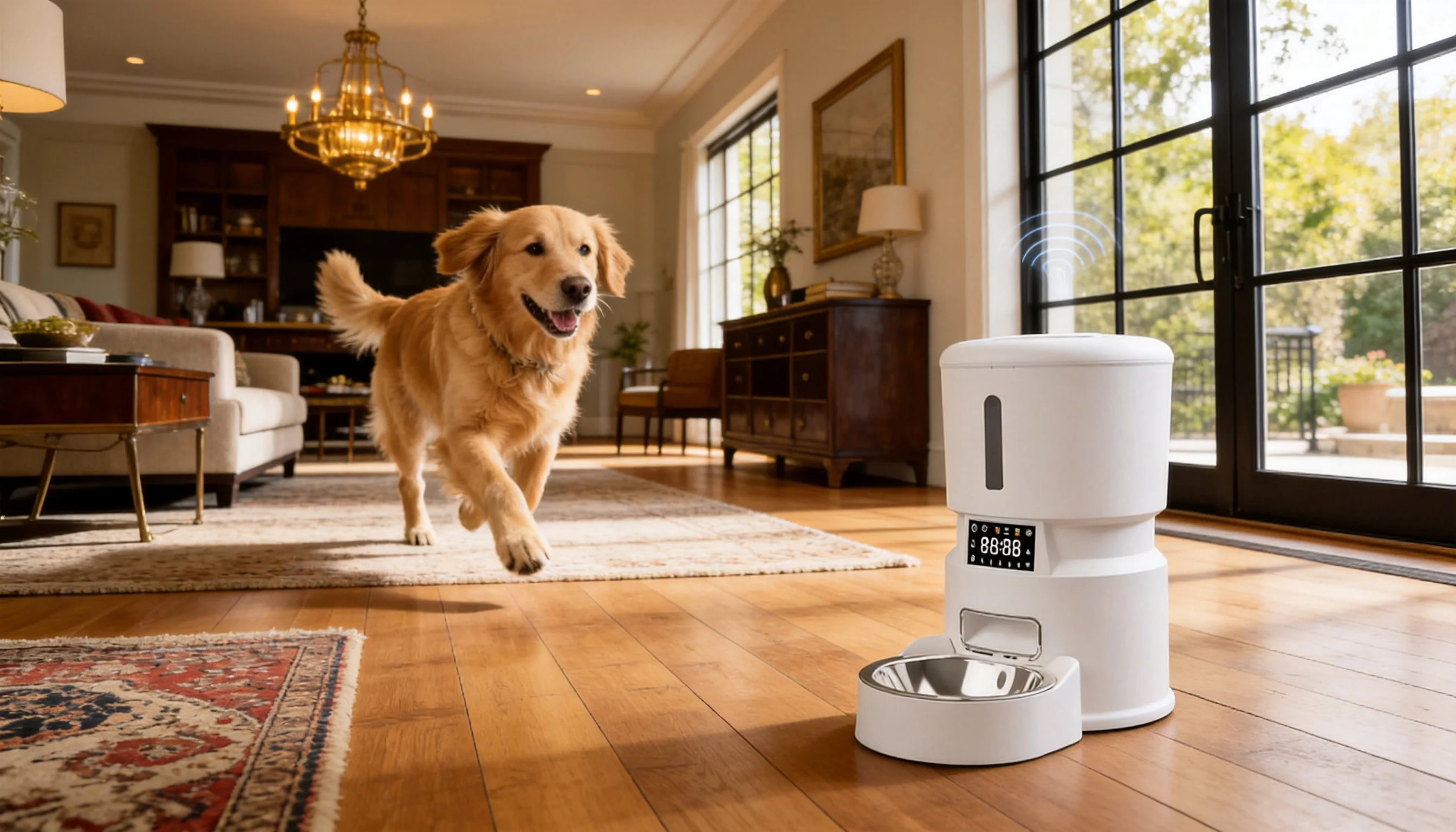 Smart Scheduled Pet Feeder with App Control · Voice Recording Feature · GuardHound DOG