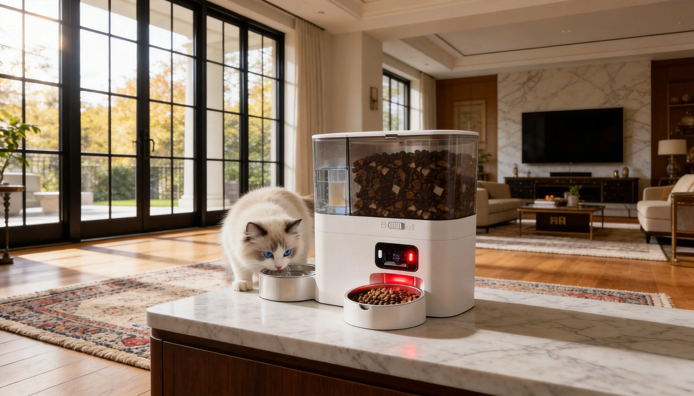GuardLynx Smart Feeding & Watering Station · Dual Alarm Reminders · GuardLynx