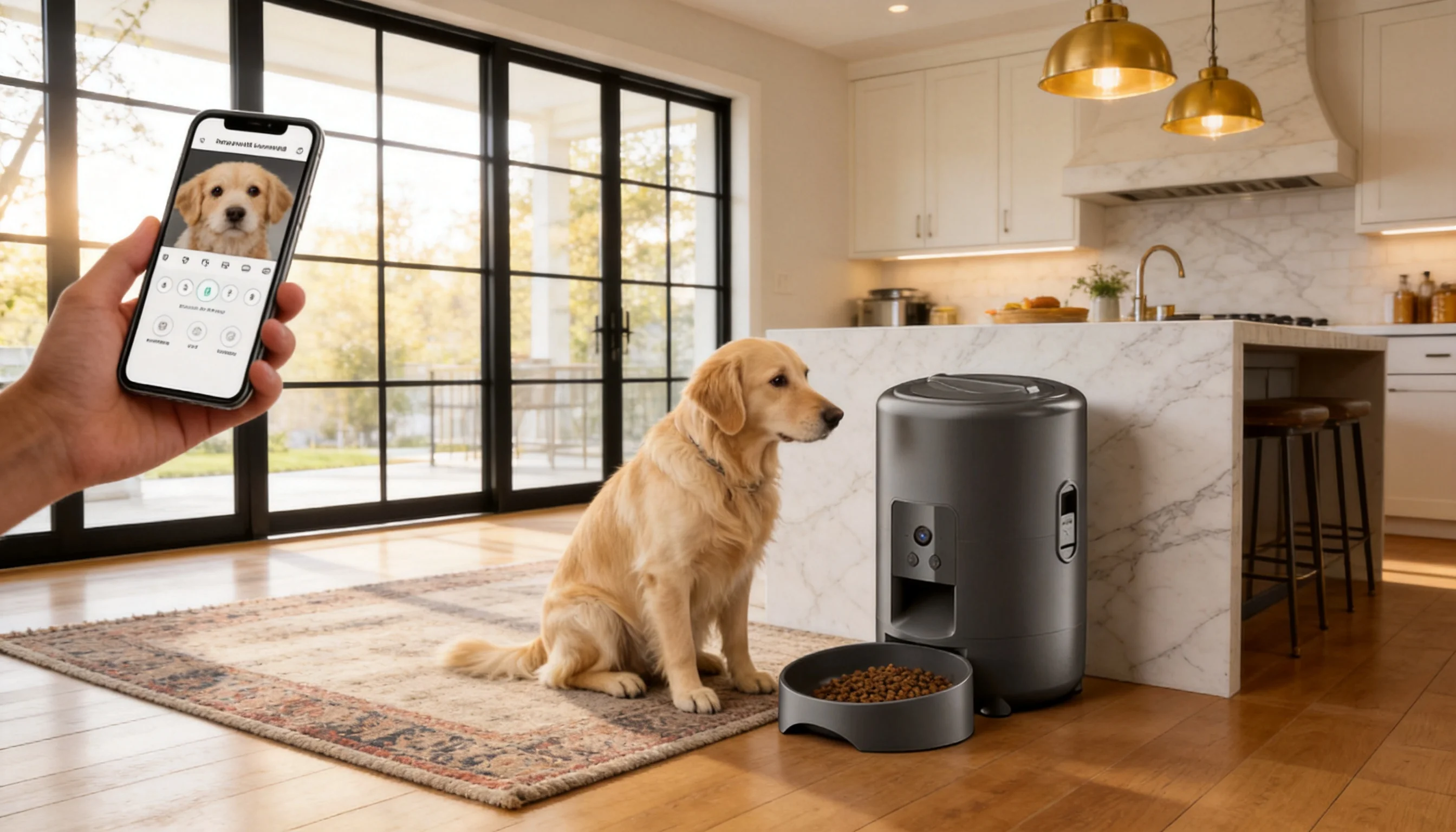 GuardHound Smart Feeder · 2L Large Capacity · GuardHound DOG