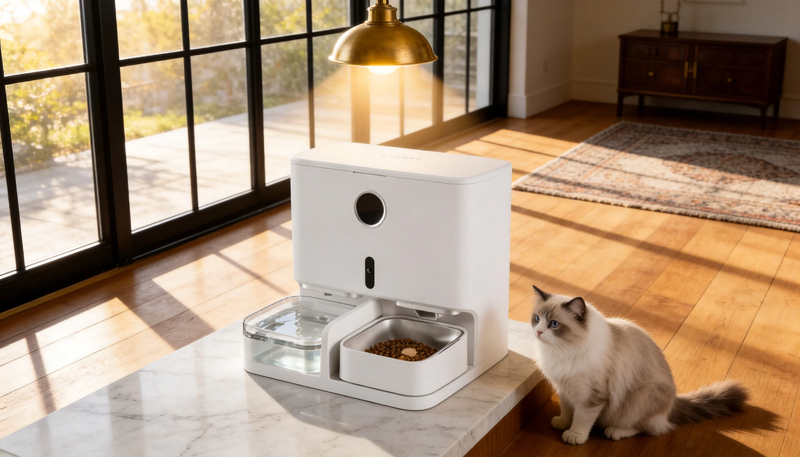 Smart Feeding & Watering Station Pro · Transparent Window · GuardLynx