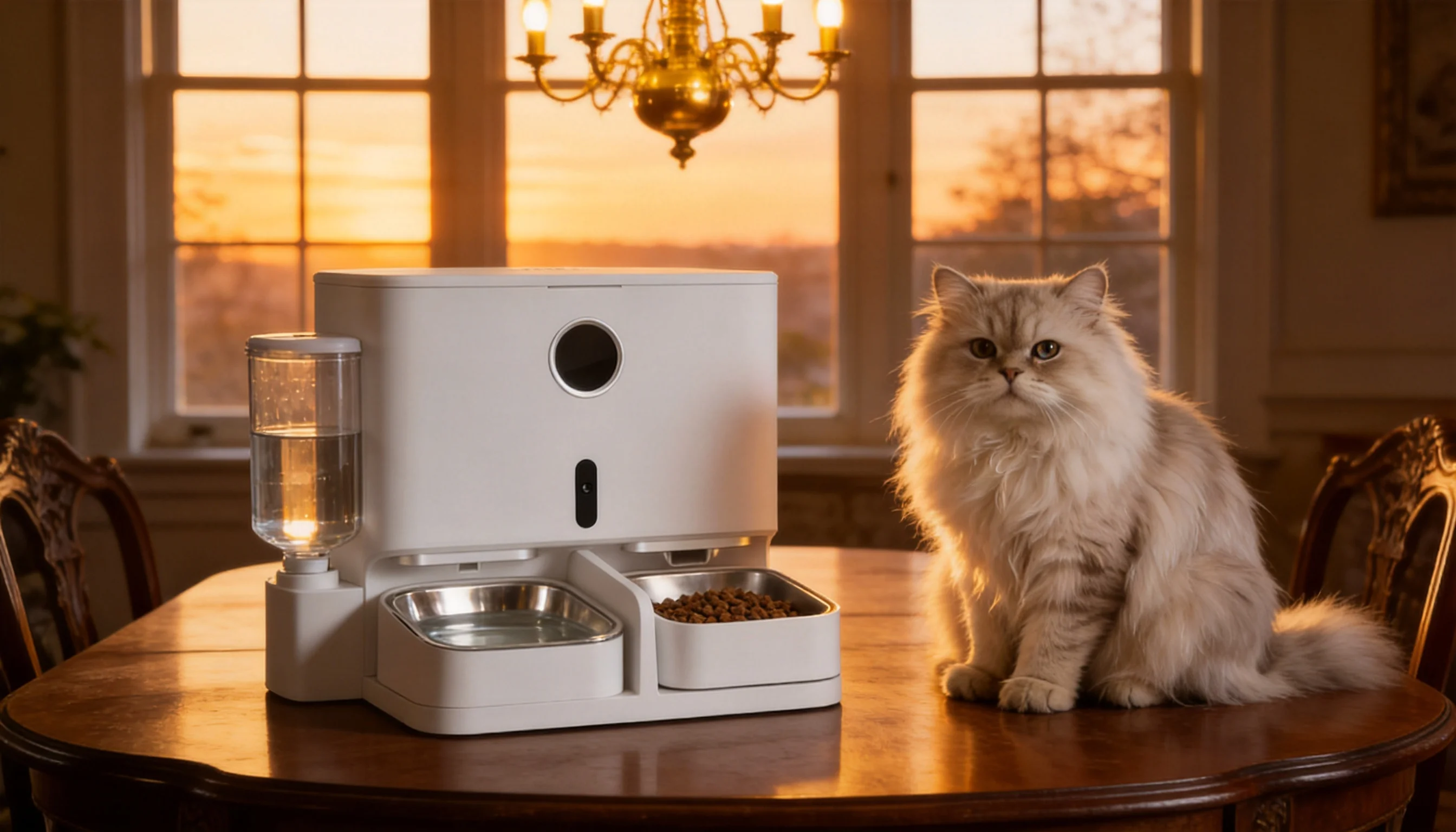 Smart Feeding & Watering Station Pro · Evening Dinner Ritual · GuardLynx