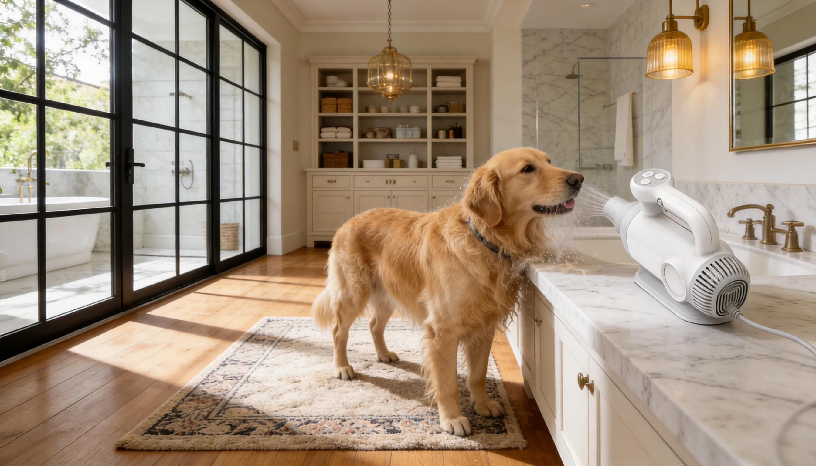 GuardHound Smart Pet Hair Dryer · Smart Temperature Control · GuardHound DOG