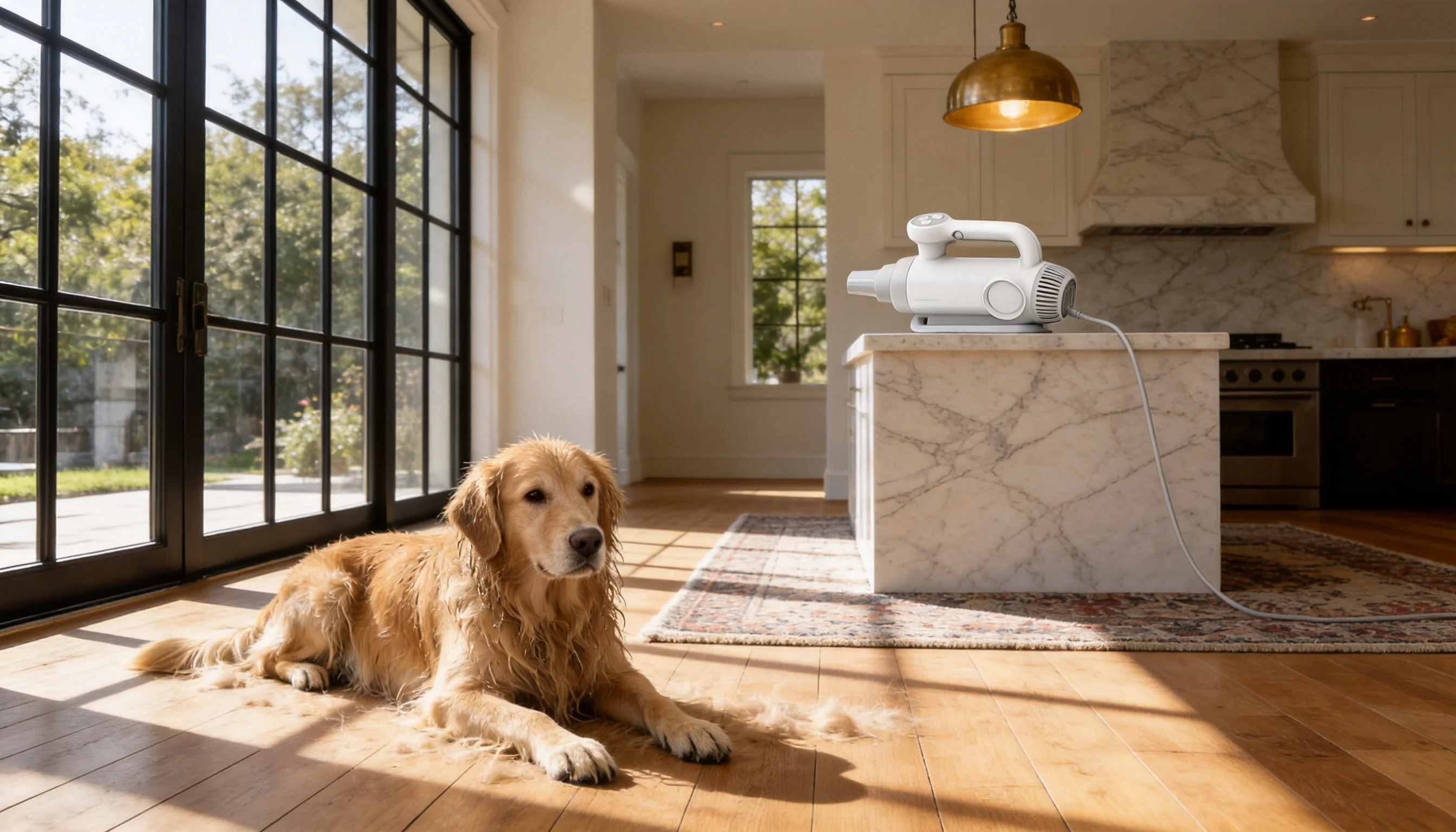 GuardHound Smart Pet Hair Dryer · 2000W High Power · GuardHound DOG