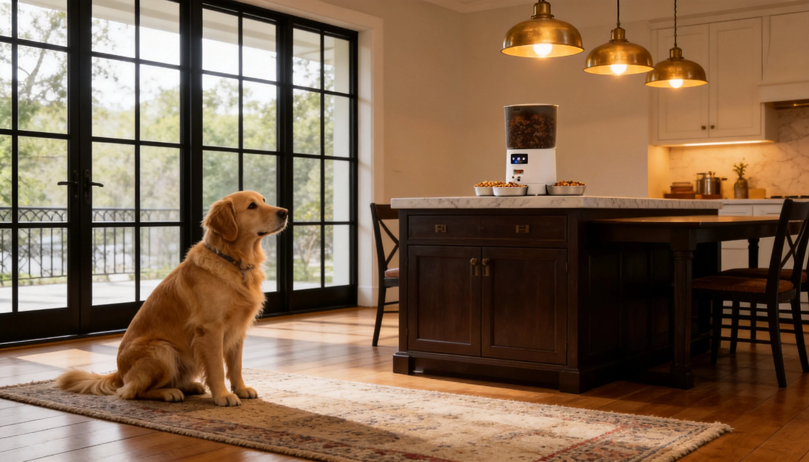 Smart Multi-Pet Feeder Pro · 6-liter large capacity · GuardHound DOG