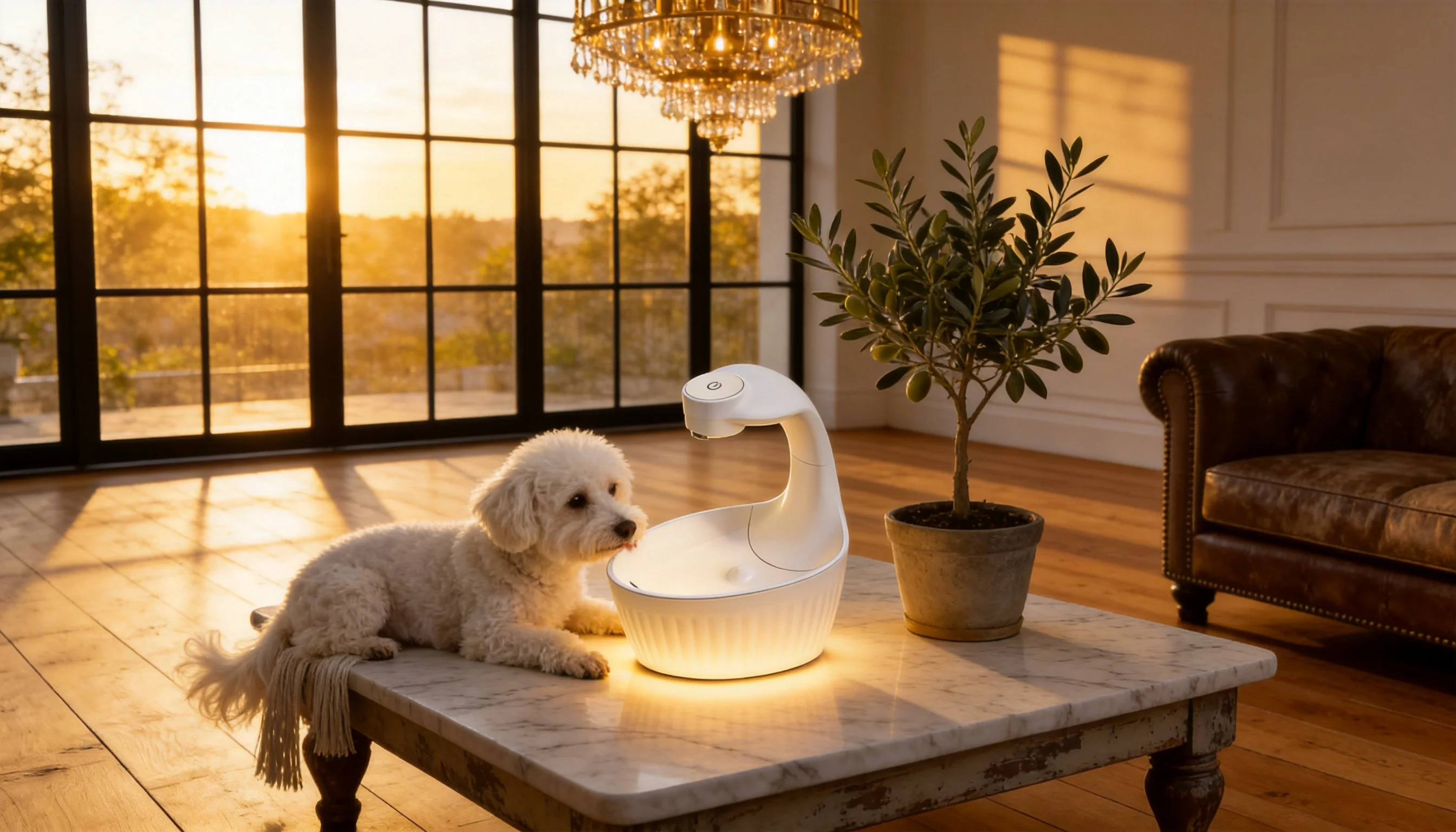 Swan Smart Pet Water Fountain · GuardHound DOG