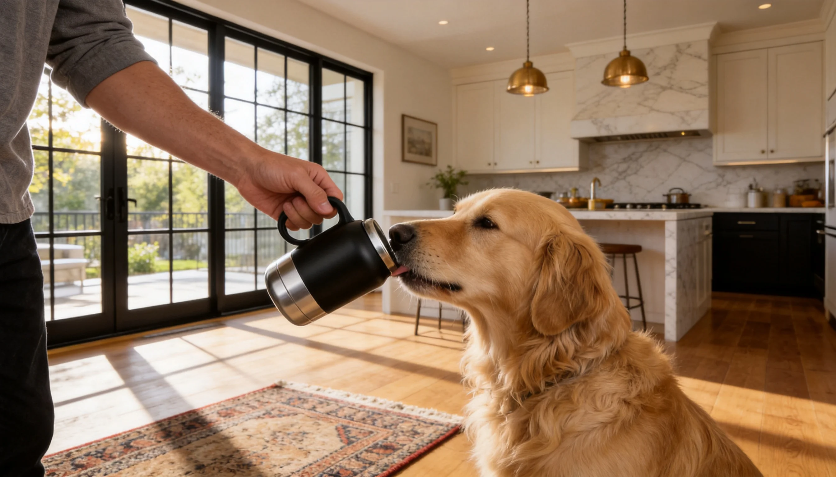 GuardHound Pet Water Bottle · Food-Grade Materials · GuardHound DOG