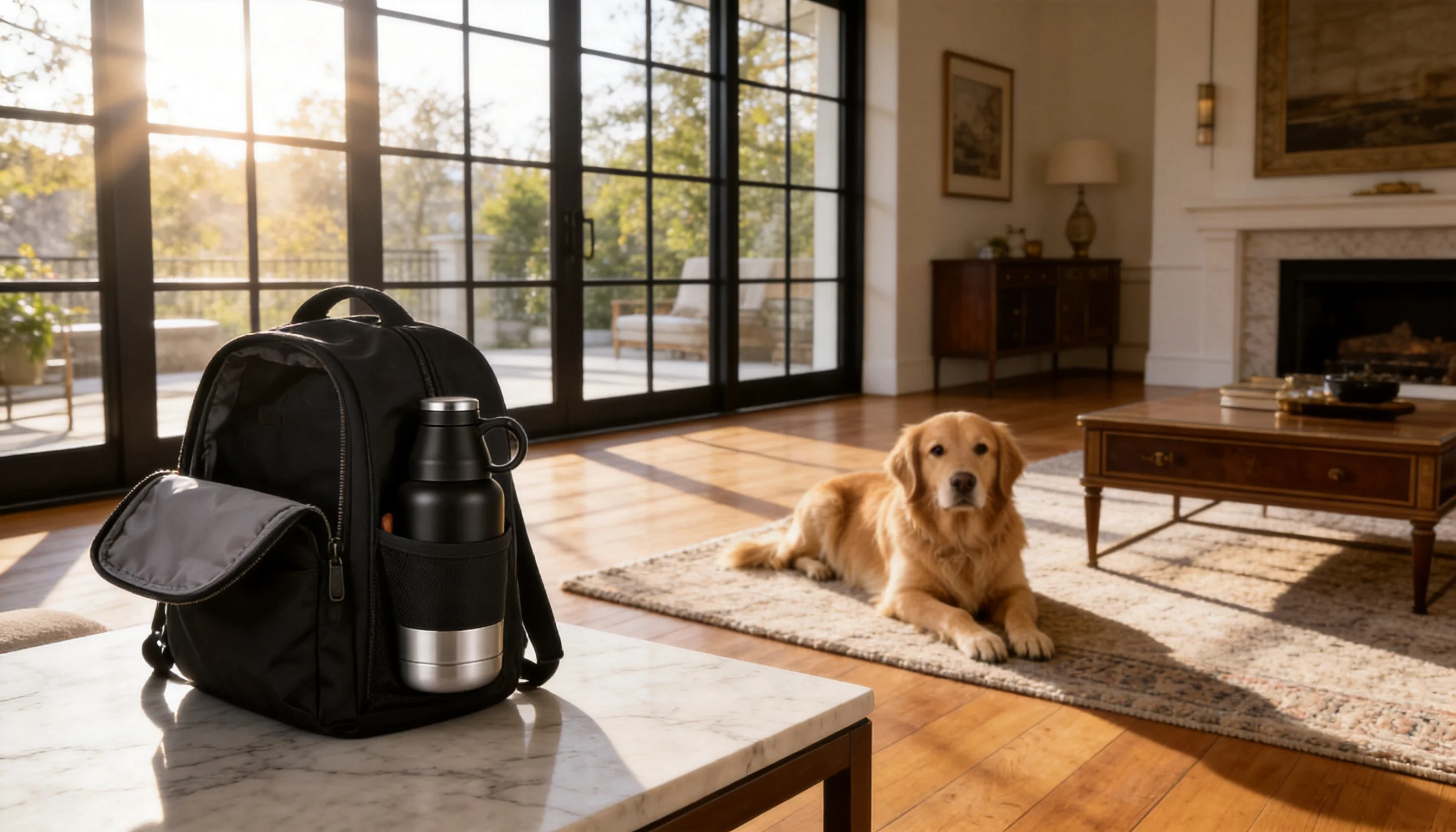 GuardHound Pet Water Bottle · Leak-Proof Seal · GuardHound DOG
