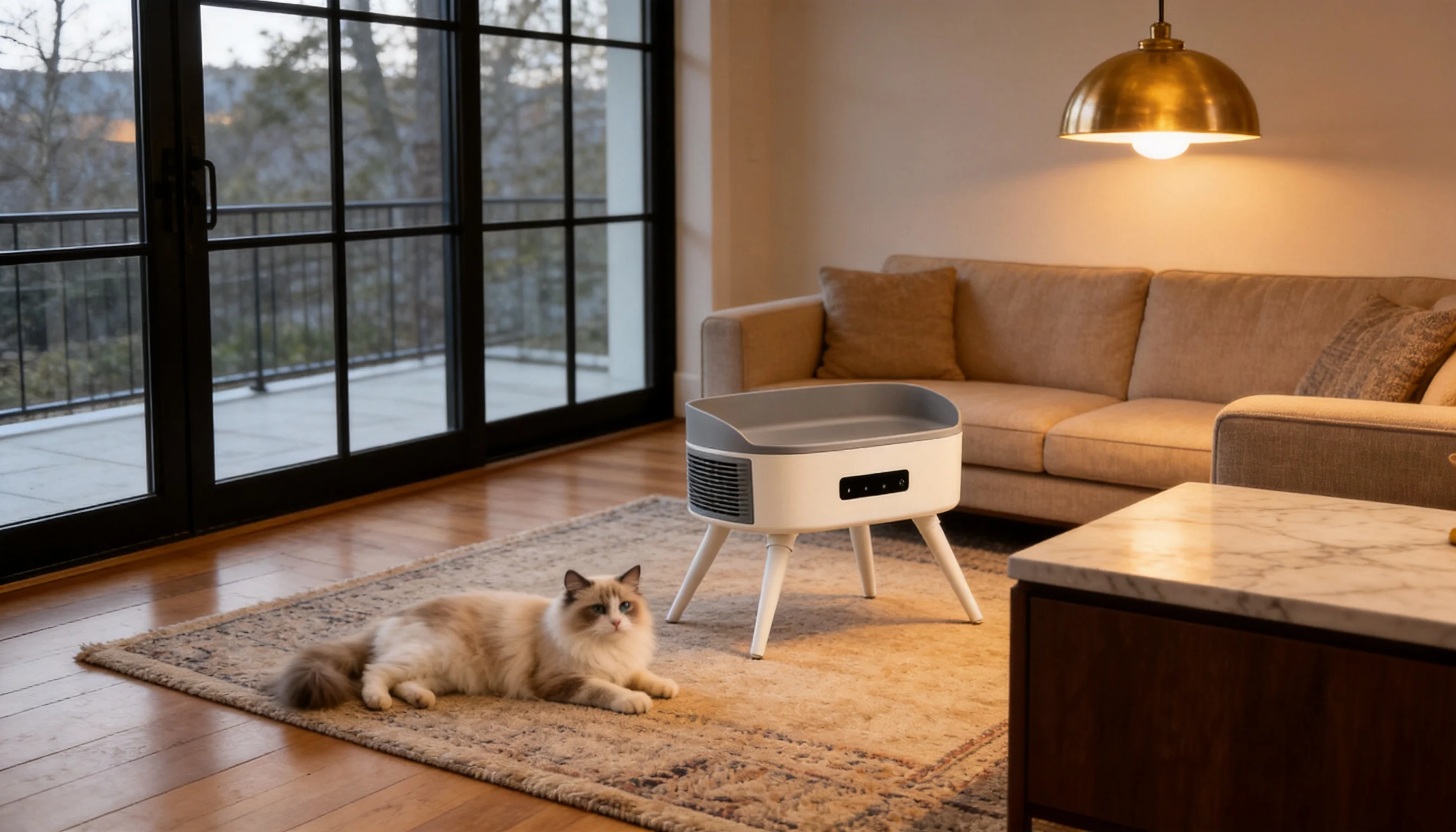 Smart Thermostatic Pet Heater with Precision Comfort · Multi-Speed Fan & Sounds · GuardLynx