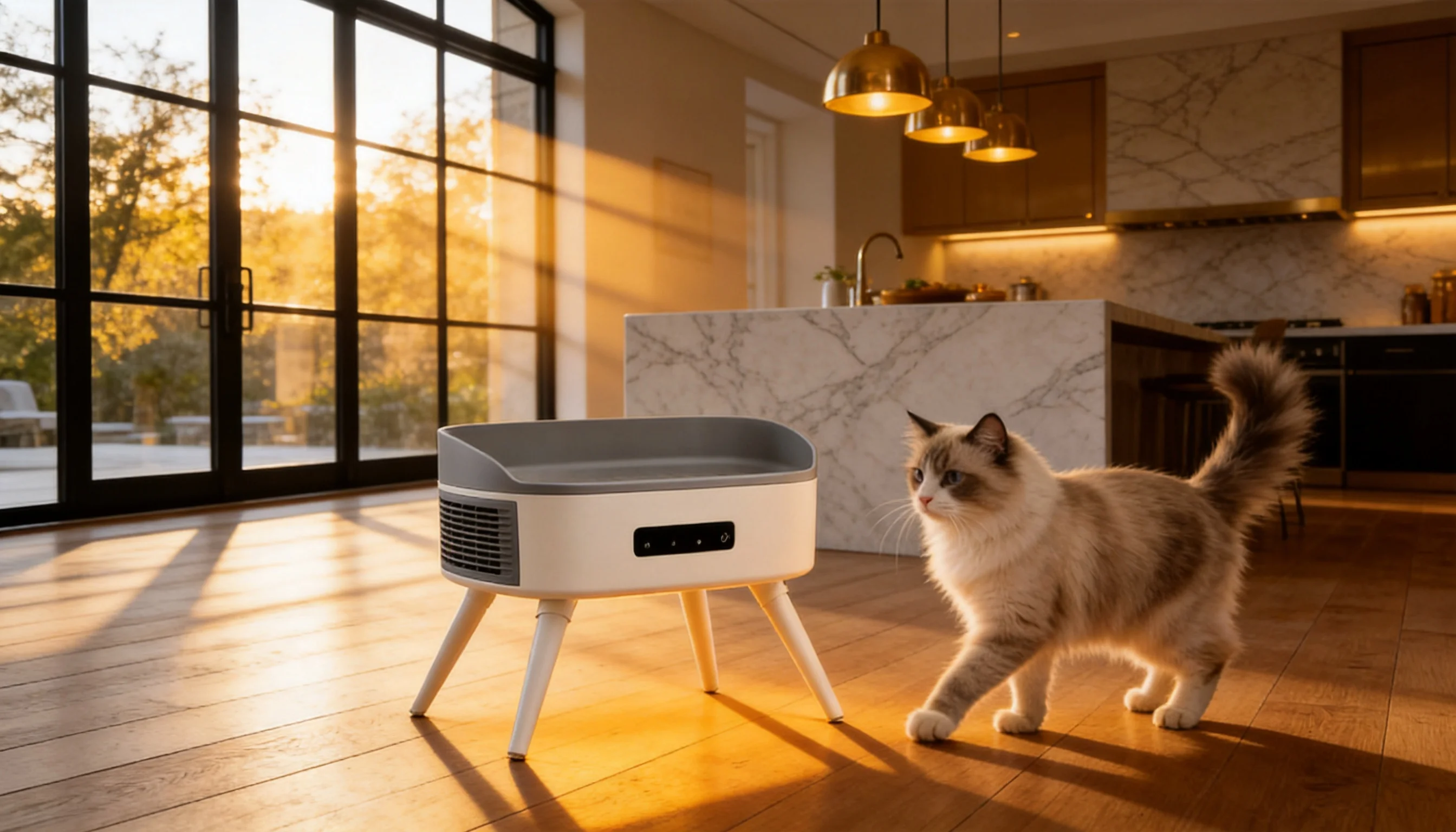 Smart Thermostatic Pet Heater with Precision Comfort · GuardLynx