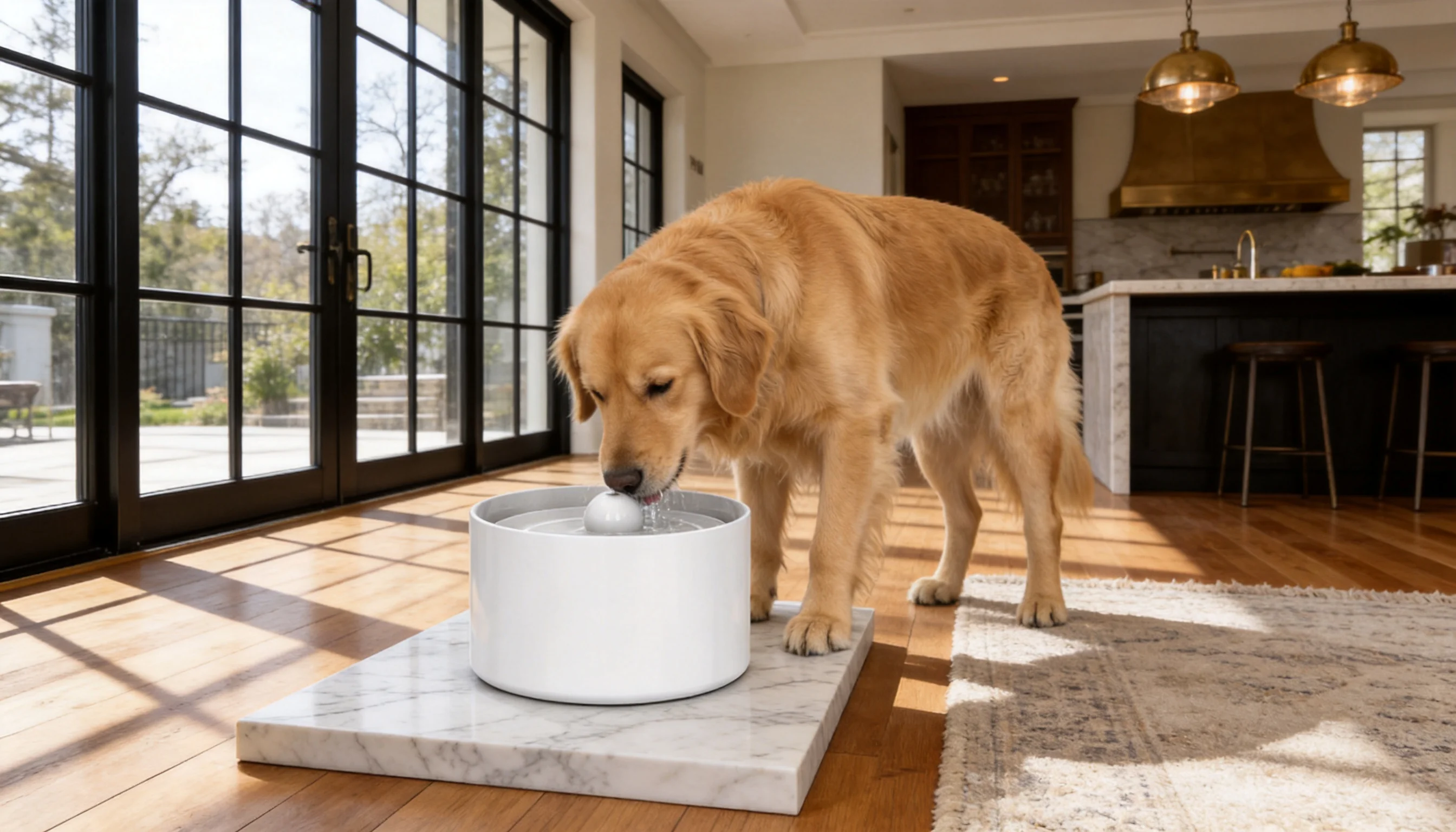 GuardHound Smart Pet Water Fountain · Minimalist Design · GuardHound DOG