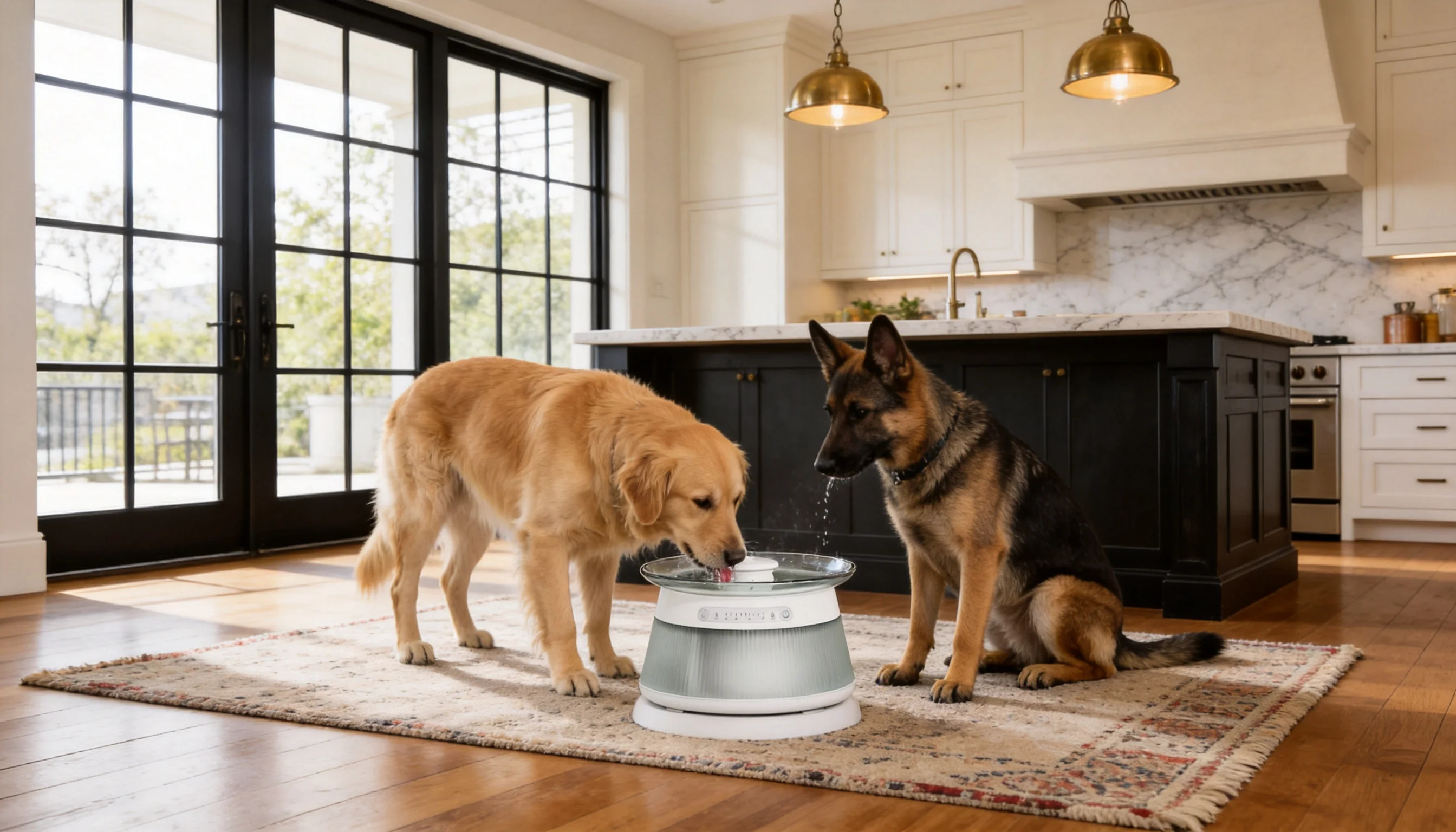 GuardHound Smart Flowing Water Fountain · 2.5L Large Capacity · GuardHound DOG