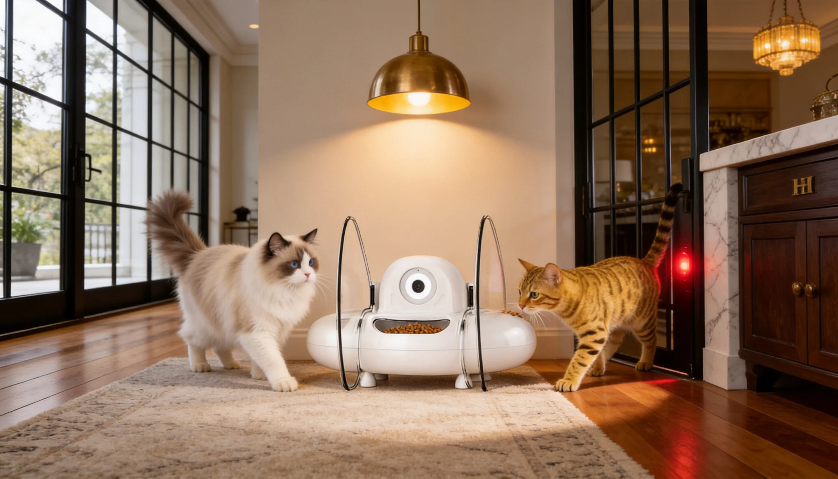 GuardLynx Cat Facial Recognition Feeder · AI Cat Face Recognition · GuardLynx