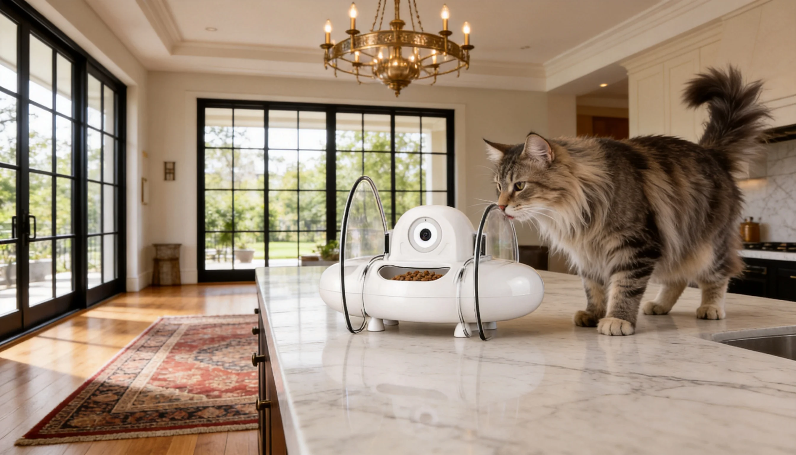 GuardLynx Cat Facial Recognition Feeder · Transparent Tube · GuardLynx