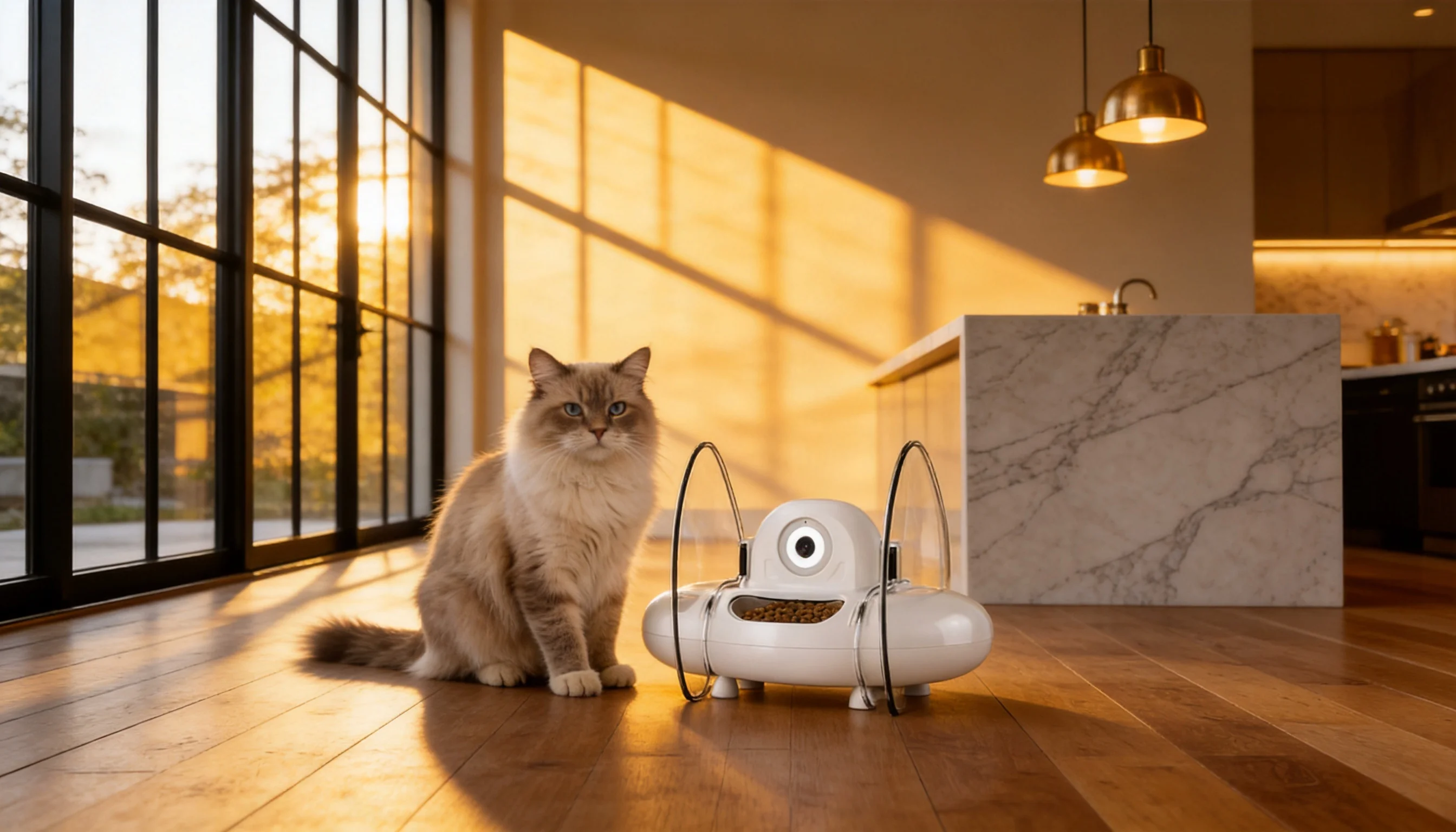 GuardLynx Cat Facial Recognition Feeder · GuardLynx