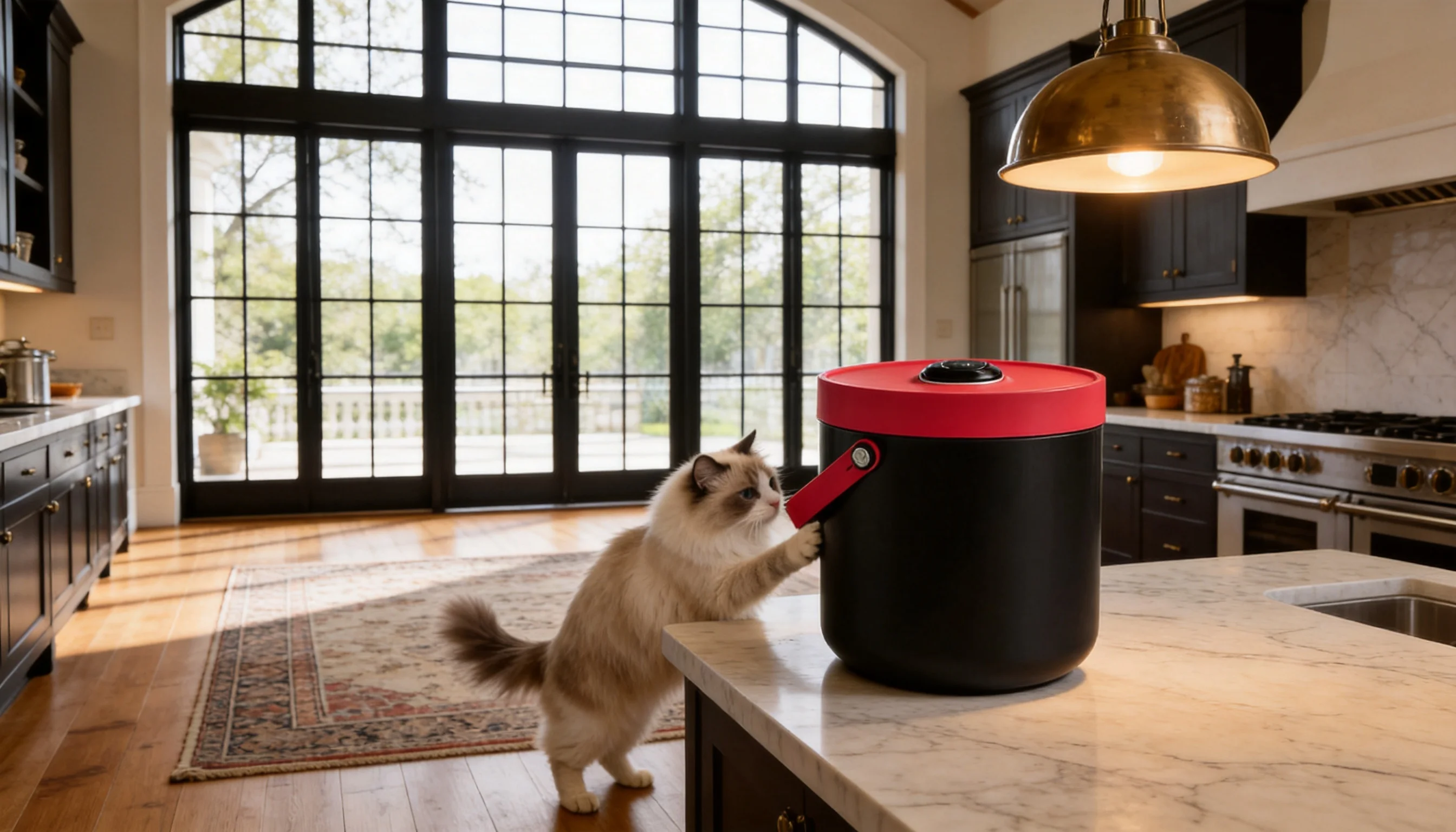 GuardLynx Vacuum Fresh Pet Food Storage Bin · 15L Large Capacity · GuardLynx