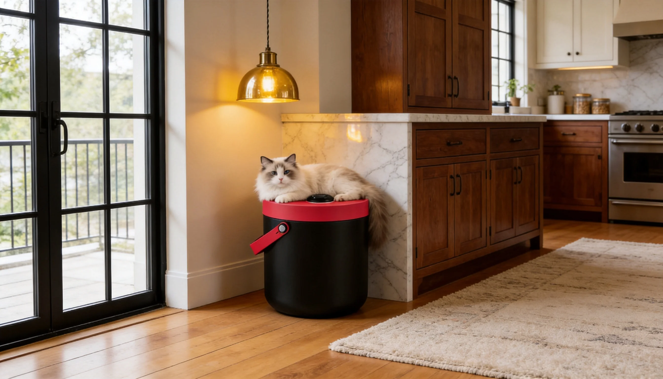 GuardLynx Vacuum Fresh Pet Food Storage Bin · Stylish Design · GuardLynx