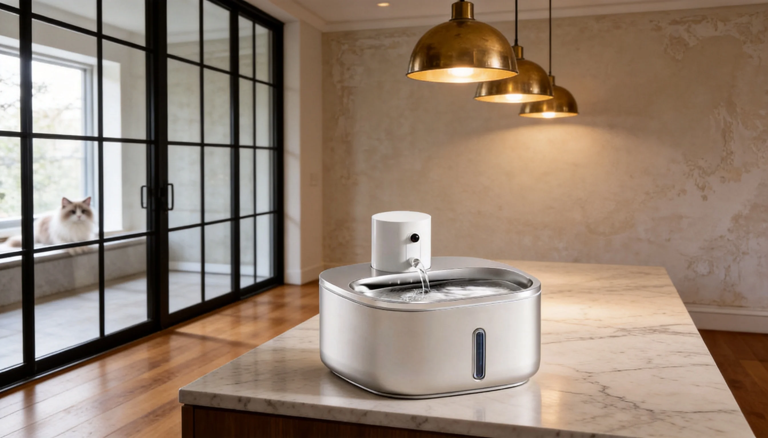 GuardLynx Stainless Steel Smart Filtered Water Fountain · Detail image 1 · GuardLynx