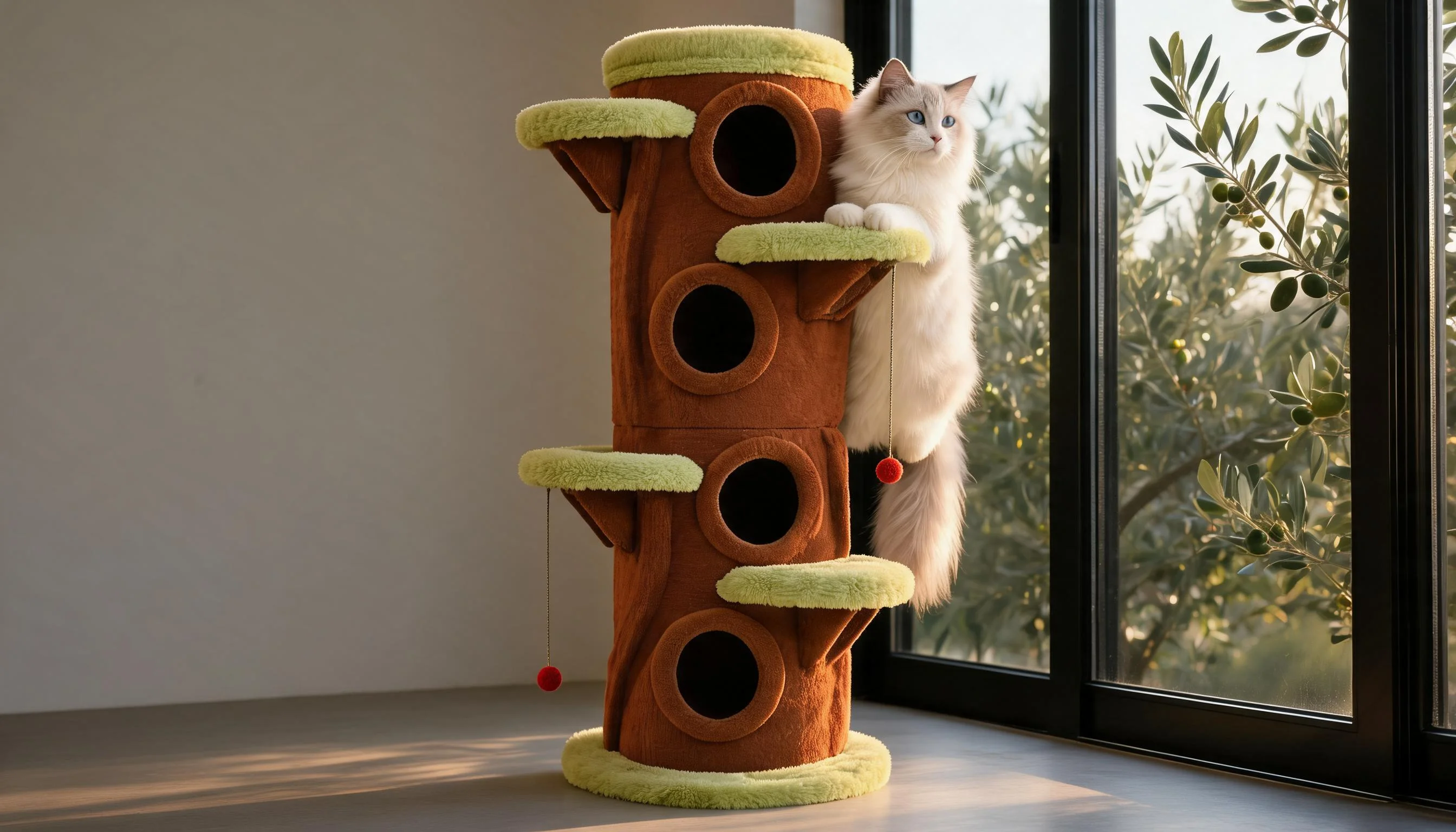 Tree Hollow Multi-Level Cat Tree · Morning Exploration · GuardLynx