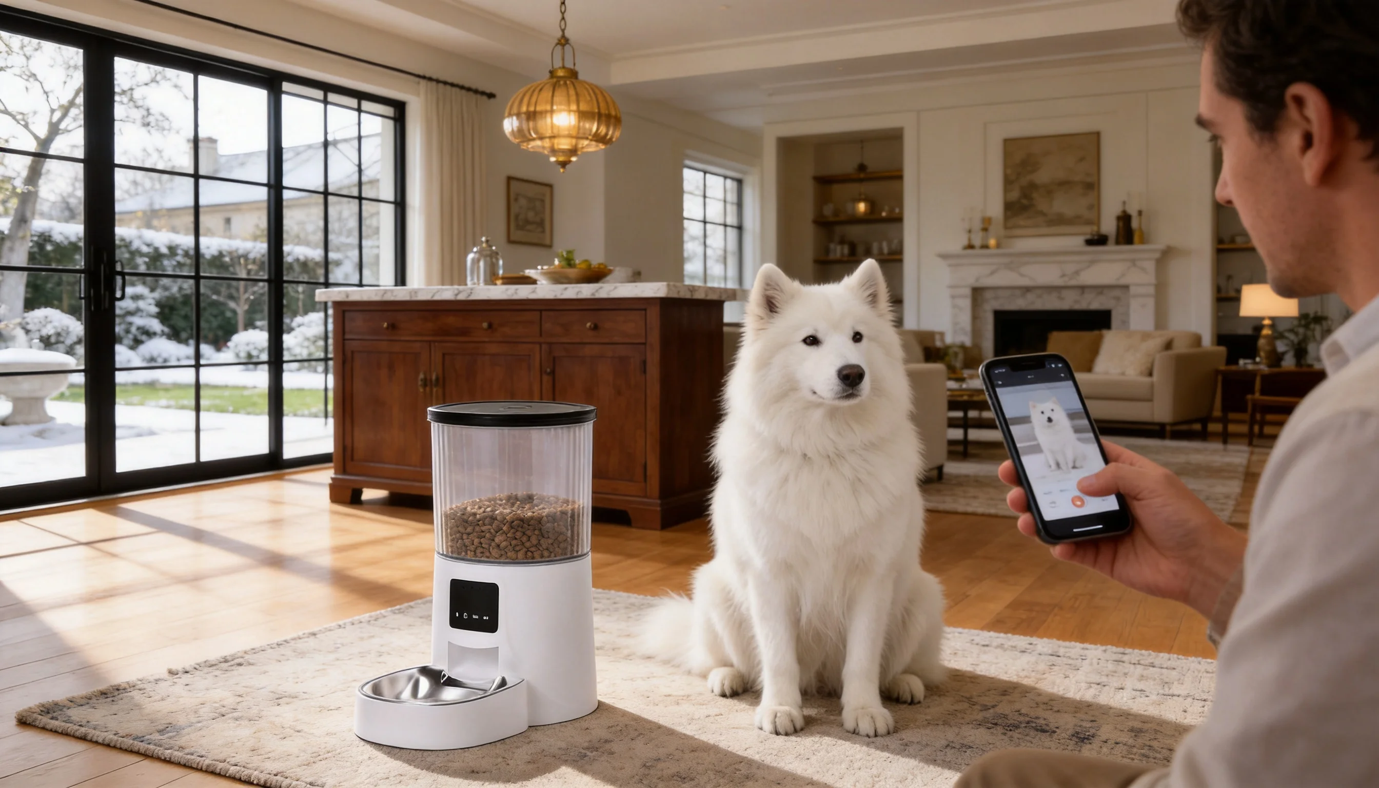 Smart Pet Feeder Pro · App Remote Control · GuardHound DOG