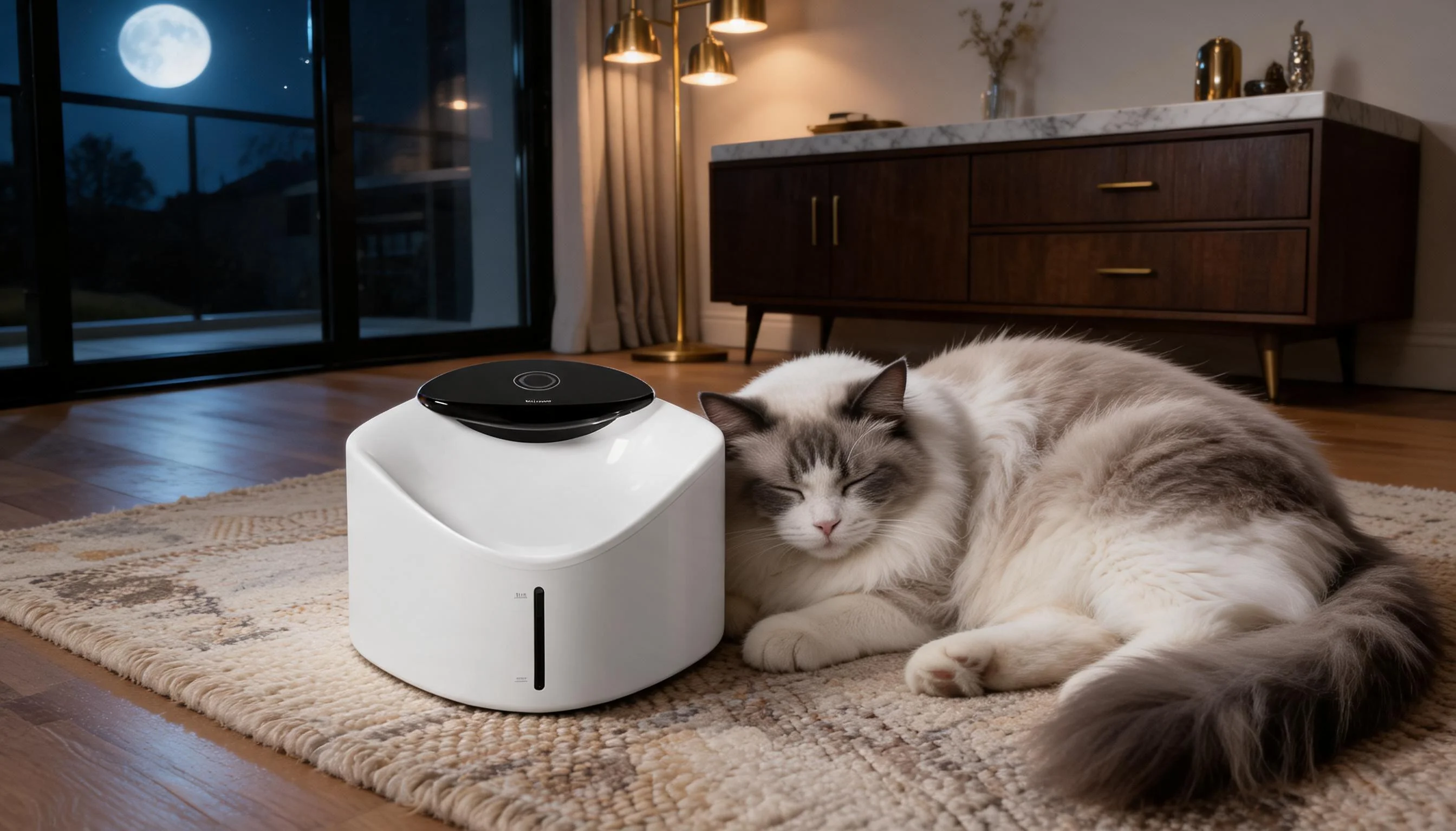 GuardLynx Wireless Smart Pet Water Fountain · Silent Operation · GuardLynx