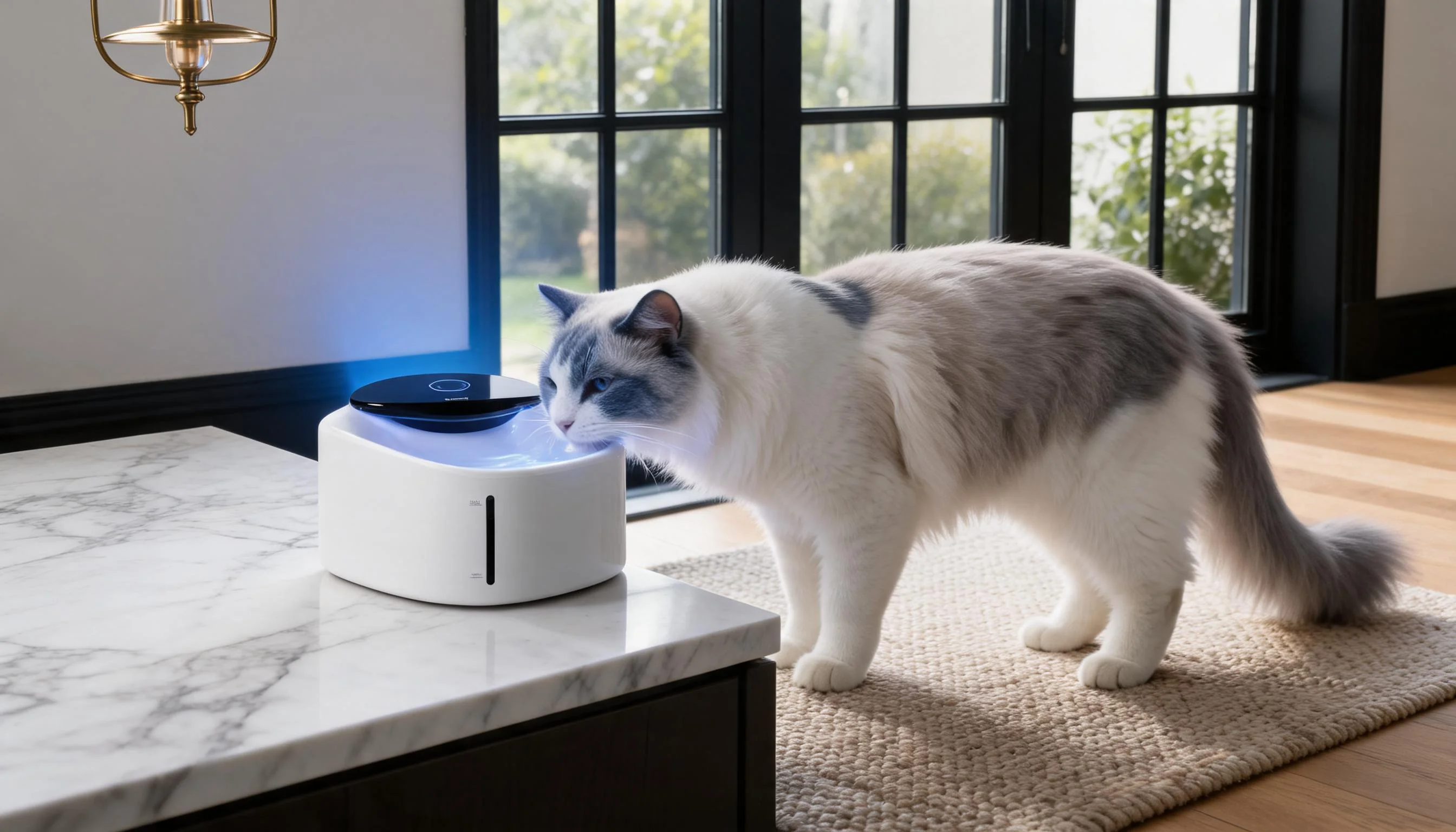 GuardLynx Wireless Smart Pet Water Fountain · UV Sterilization · GuardLynx