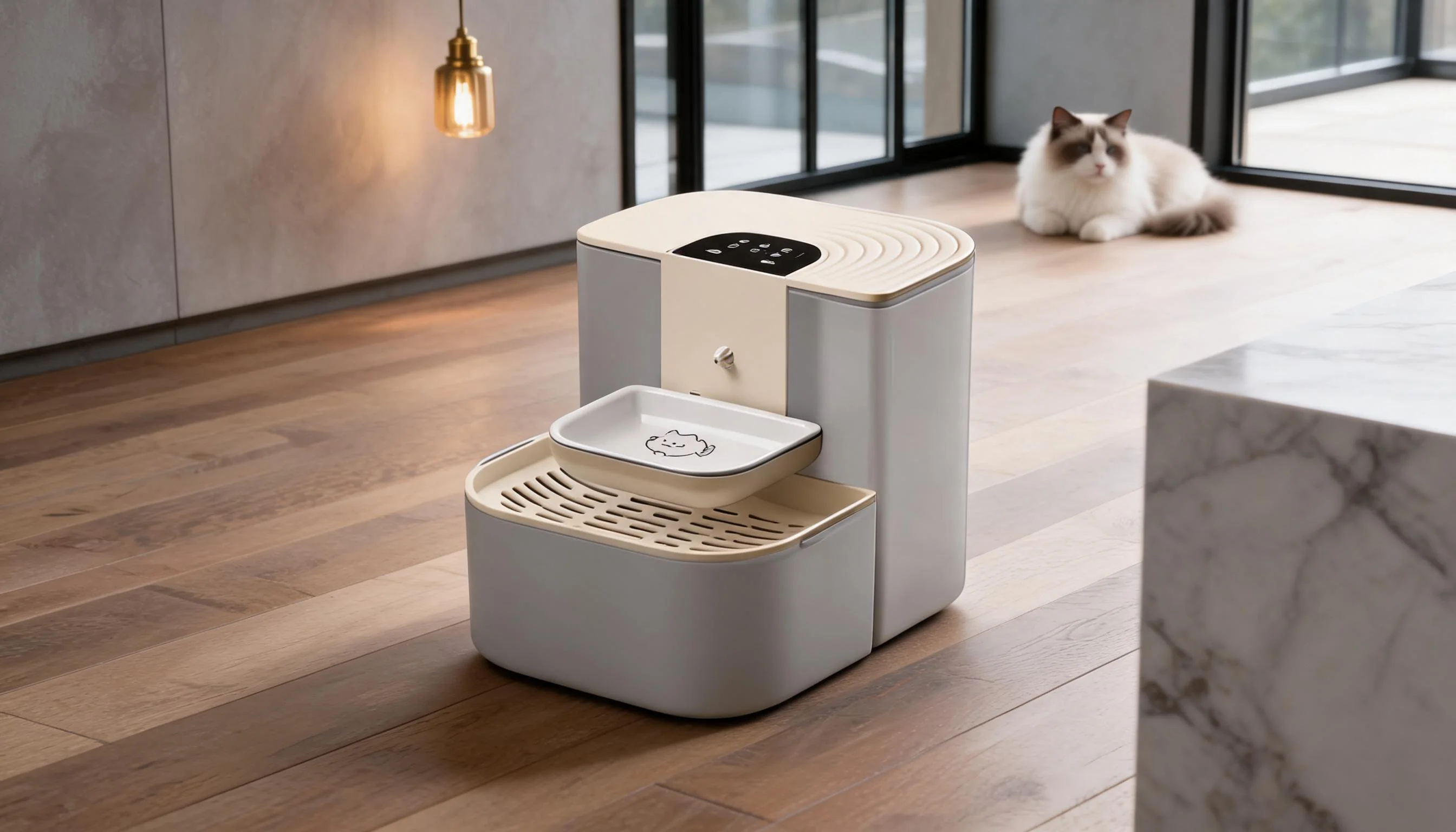 Remote Tilt-Controlled Pet Water Fountain · Detail image 1 · GuardLynx